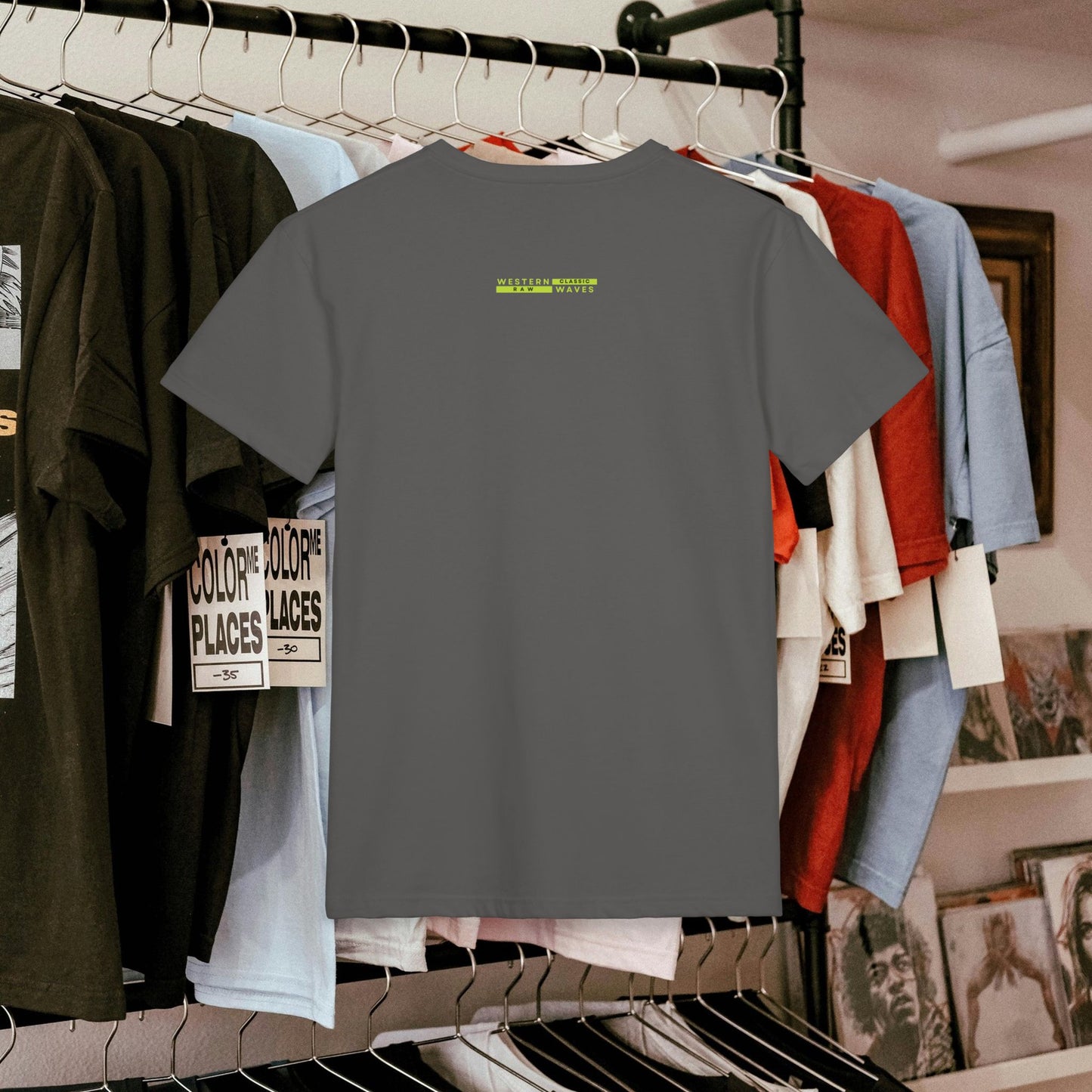 Unisex Sueded T-Shirt_ N8* Series USSTSHIRT_ Limited Edition Casual Elegance by WesternWaves: