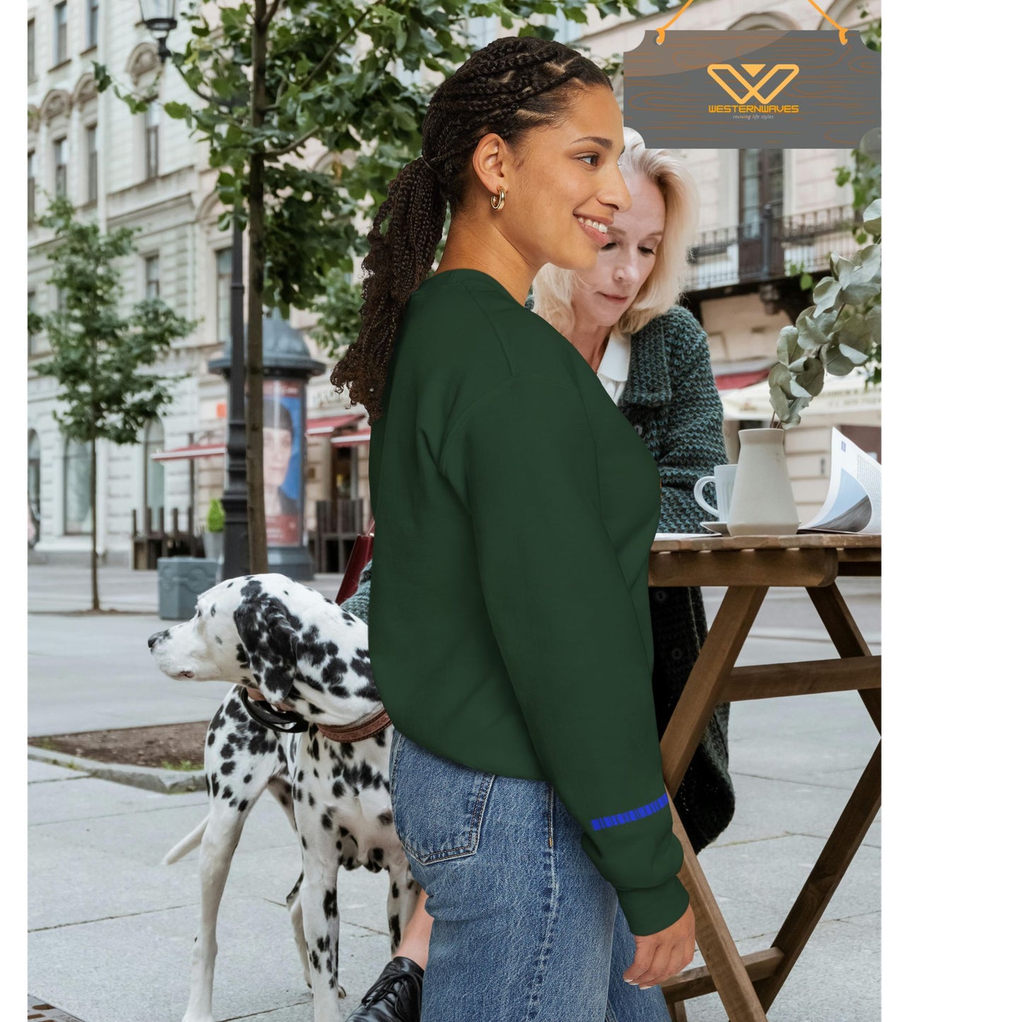 Unisex Heavy Blend™ Crewneck Sweatshirt_ N3+ Series UHBCSS PT2WW009_ Limited Edition Pure Luxury by WesternWaves: