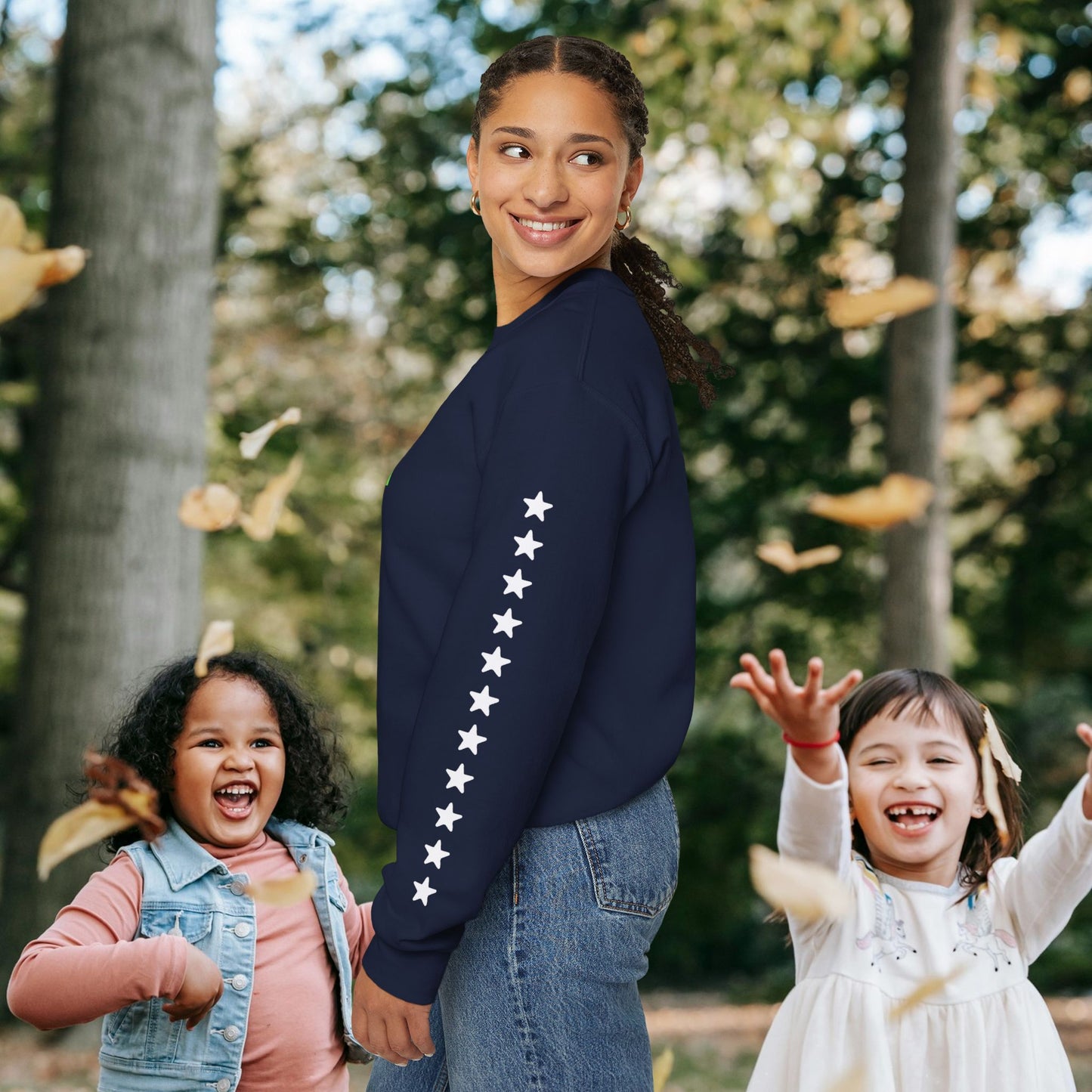 Unisex Heavy Blend™ Crewneck Sweatshirt_ N3+ Series UHBCSS PT2WW006_ Limited Edition Pure Luxury By WesternWaves: