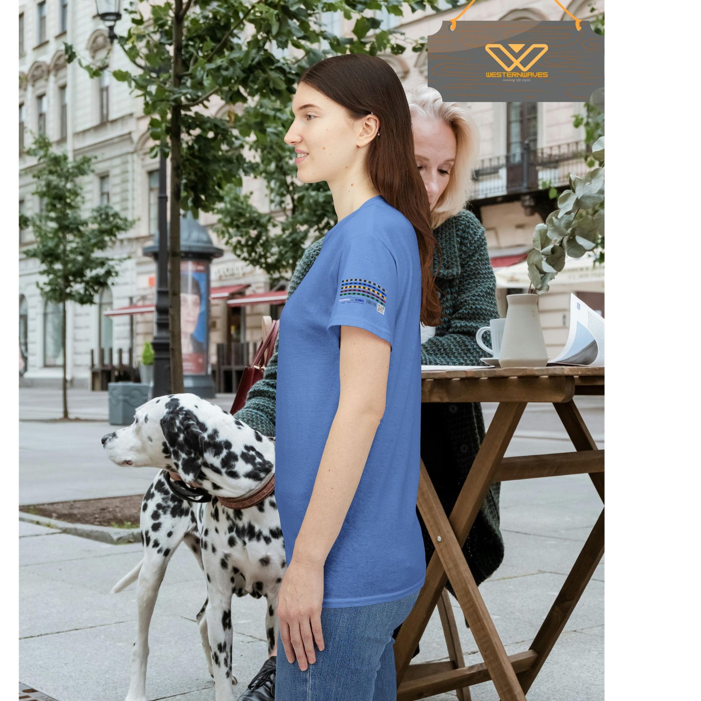 Unisex Heavy Cotton Tee_ Crafted from premium 100% cotton_ N+ Series UHCT PT2WV011_ Limited Edition by WesternWaves: