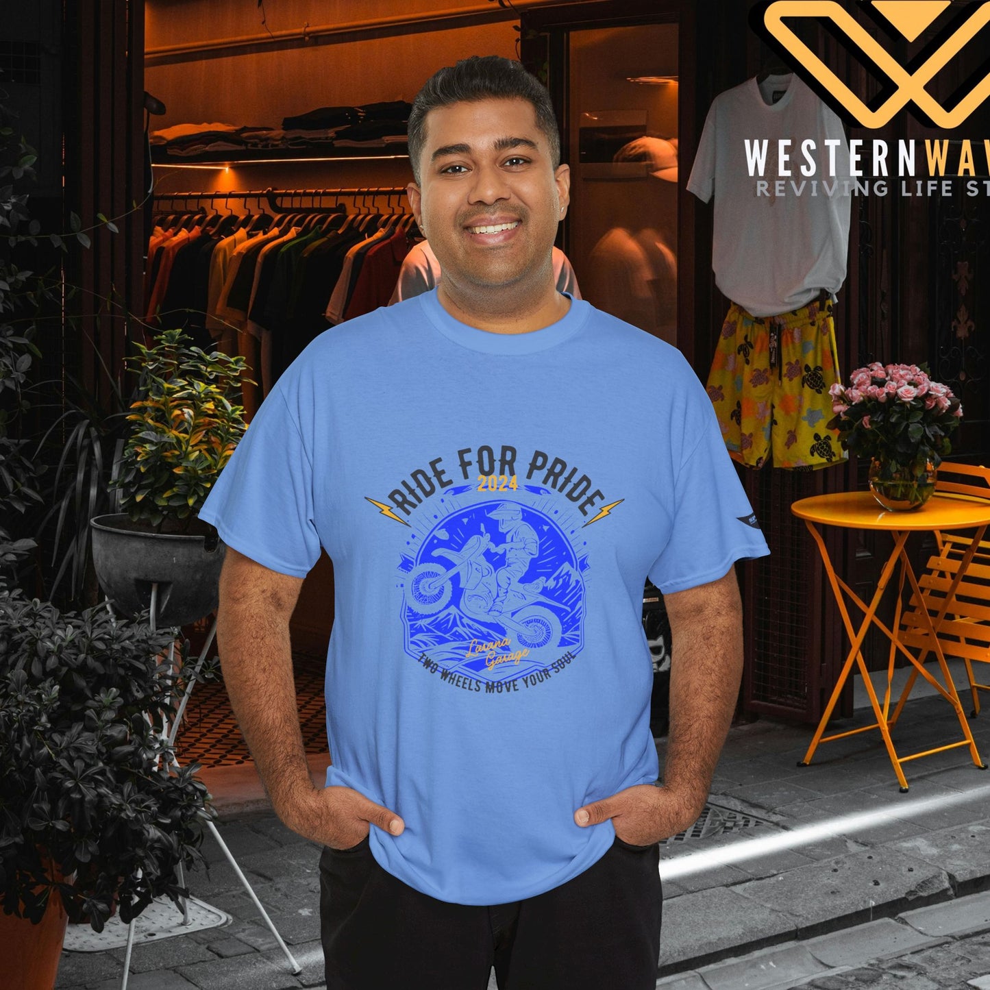 Unisex Heavy Cotton Tee_ Crafted from premium 100% cotton_ N3+ Series UHCT PT2WV004_ Limited Edition by WesternWaves: