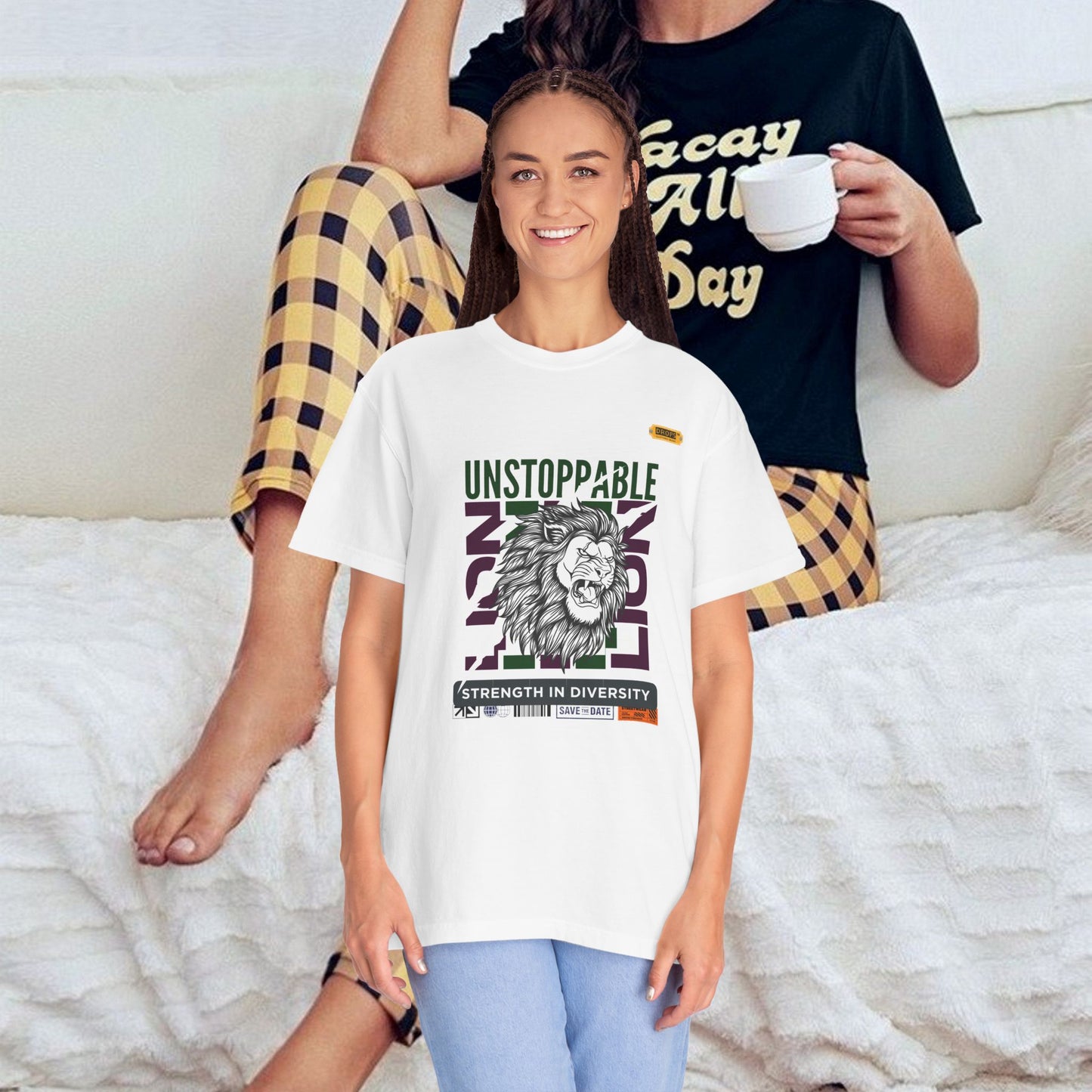 Unisex Garment-Dyed T-Shirt_ 26 June 2025_ Limited Edition Strength in Diversity by WesternWaves: