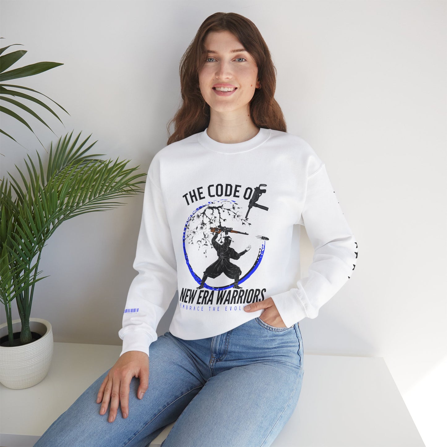 Unisex Heavy Blend™ Crewneck Sweatshirt_ N3+ Series UHBCSS PT2WV010_ Limited Edition Timeless Style by WesternWaves: