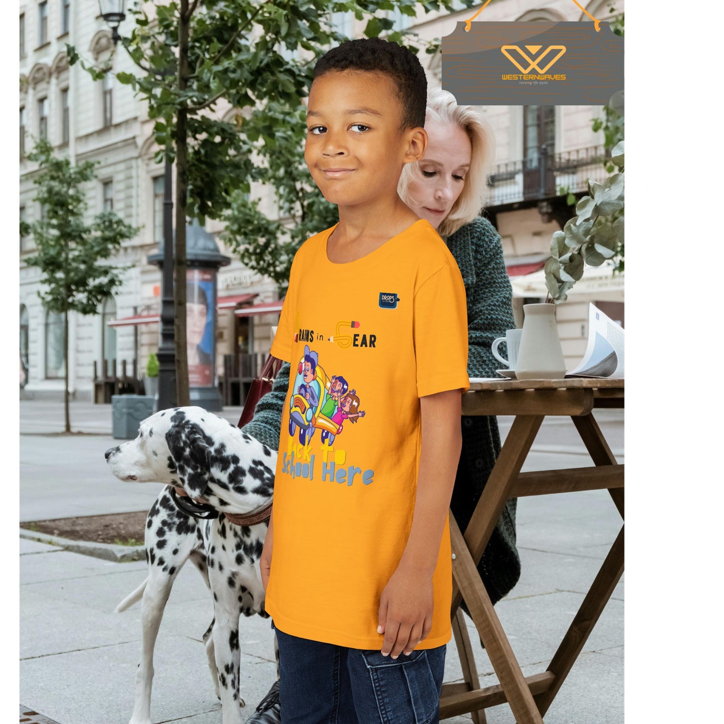 Youth Short Sleeve Tee_N2 Series YSST PT2WW001_ Limited Edition Utmost Comfort by WesternWaves: