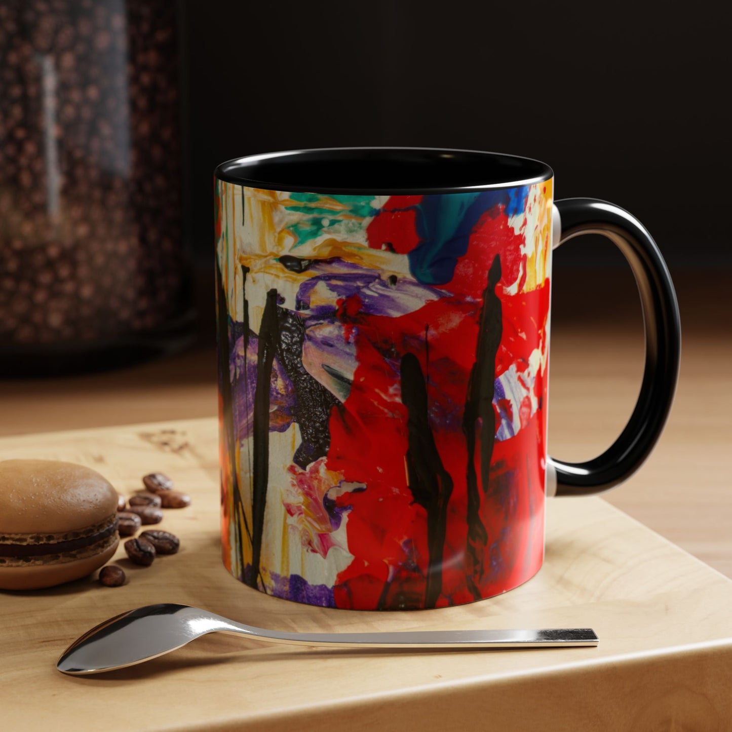 Accent Coffee Mug (11, 15oz)_ N2+ Series ACMUG PT2WW002_ Limited Edition Mug by WesternWaves: