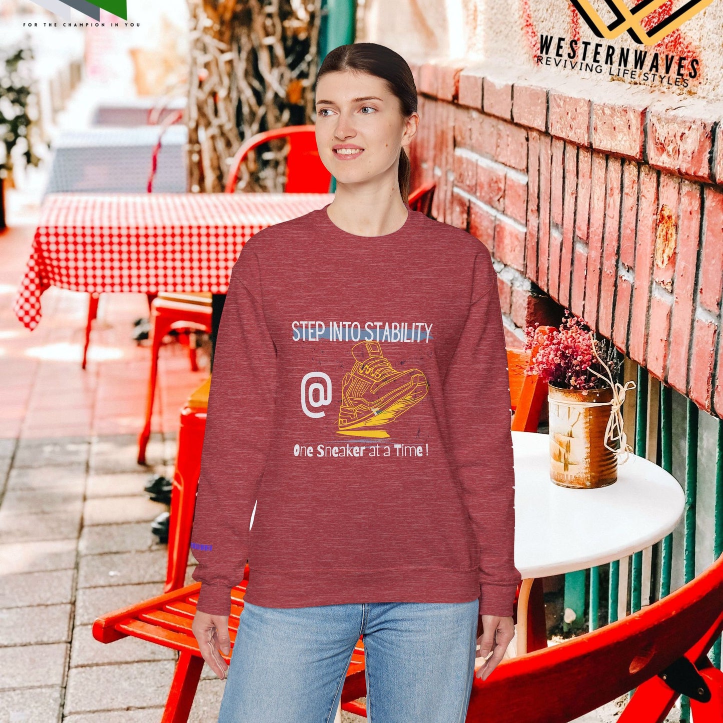 Unisex Heavy Blend™ Crewneck Sweatshirt_ N3+ Series UHBCSS PT2WW033_ Limited Edition Pure Luxury By WesternWaves: