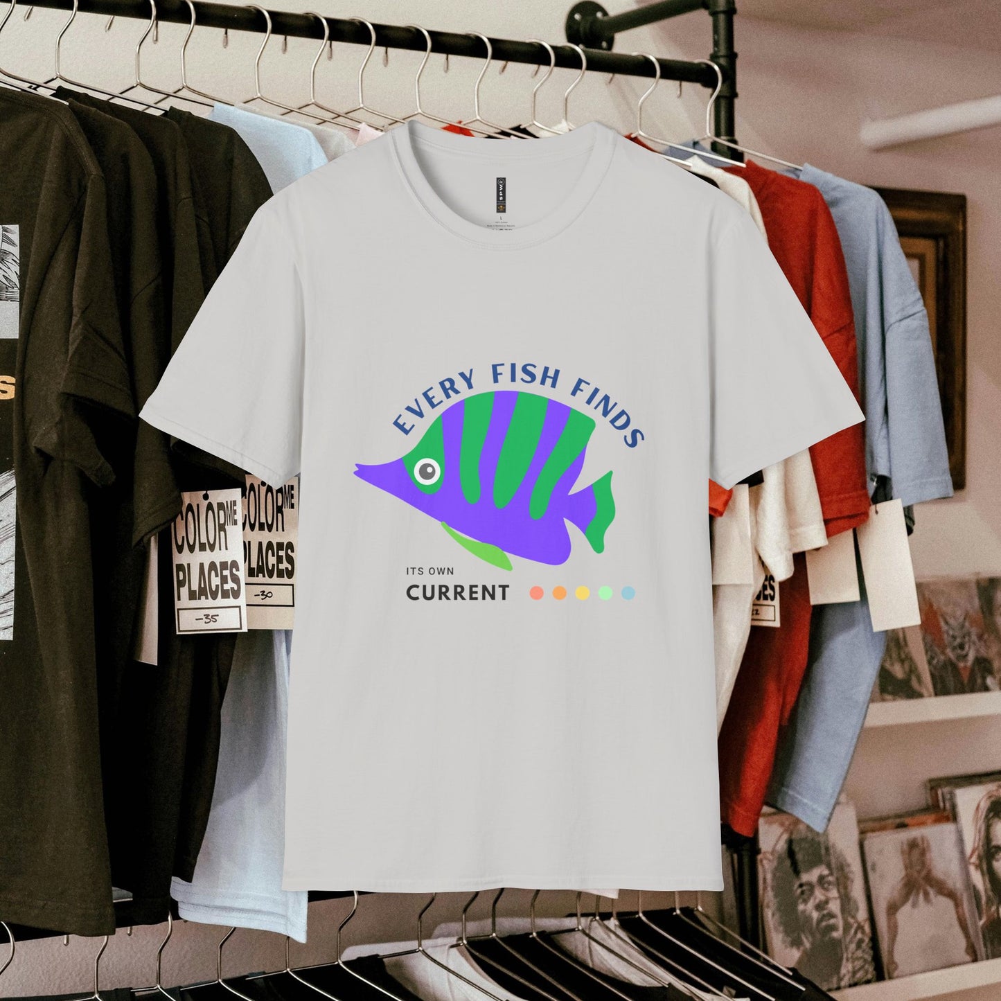 Unisex Softstyle T-Shirt_ N+ Series USSTS FT2WW009_ Limited Edition by WesternWaves: