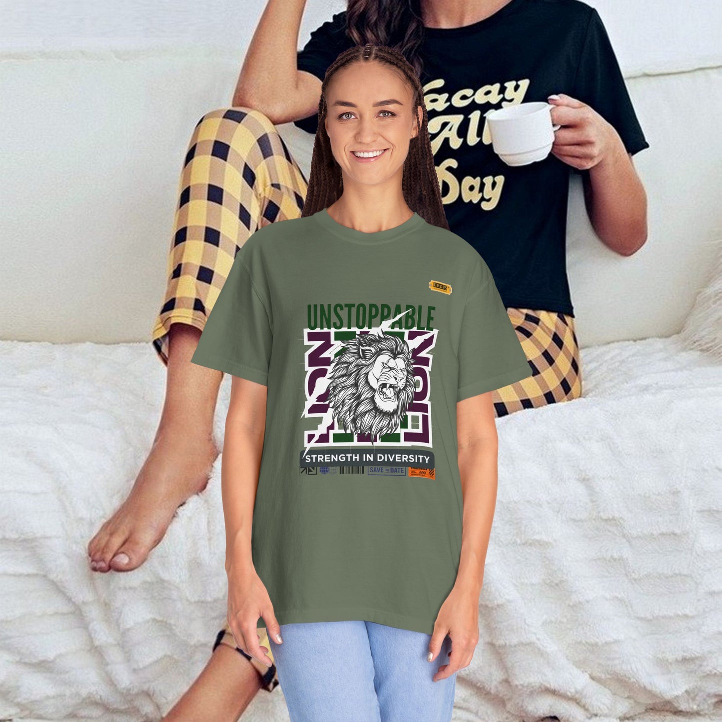 Unisex Garment-Dyed T-Shirt_ 26 June 2025_ Limited Edition Strength in Diversity by WesternWaves: