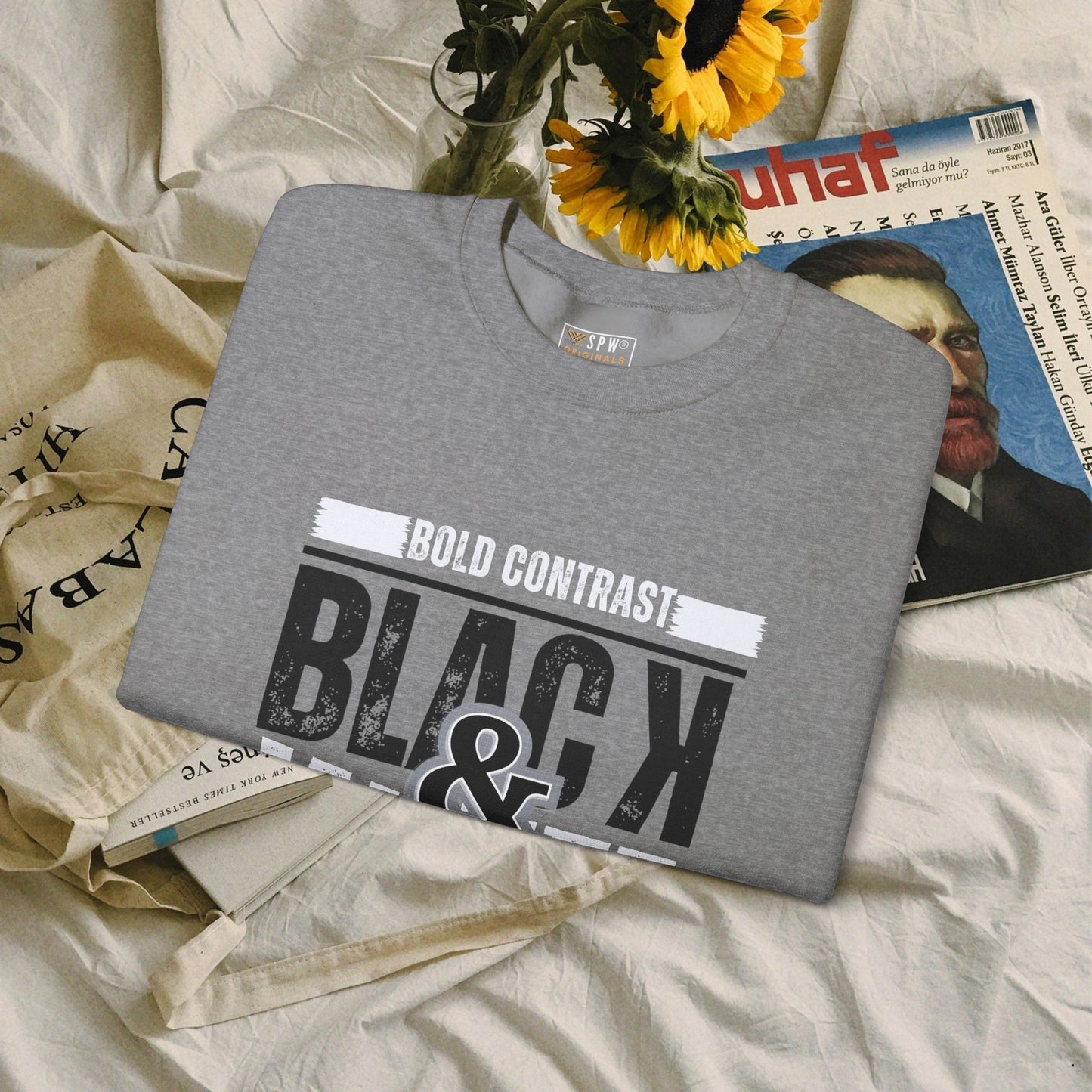 Unisex Heavy Blend™ Crewneck Sweatshirt_ N+ Series UHBCSS PT2WW028_ Limited Edition by WesternWaves: