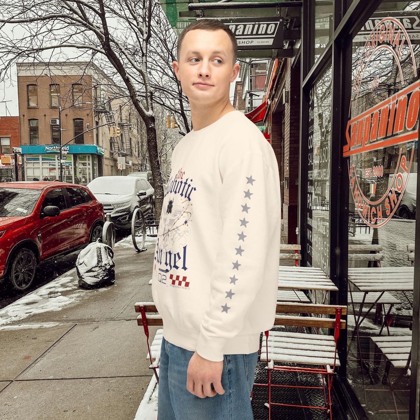 Unisex Lightweight Crewneck Sweatshirt_ N3+ Series ULWCSS PT2WW012_ Limited Edition Unparalleled Quality by WesternWaves: