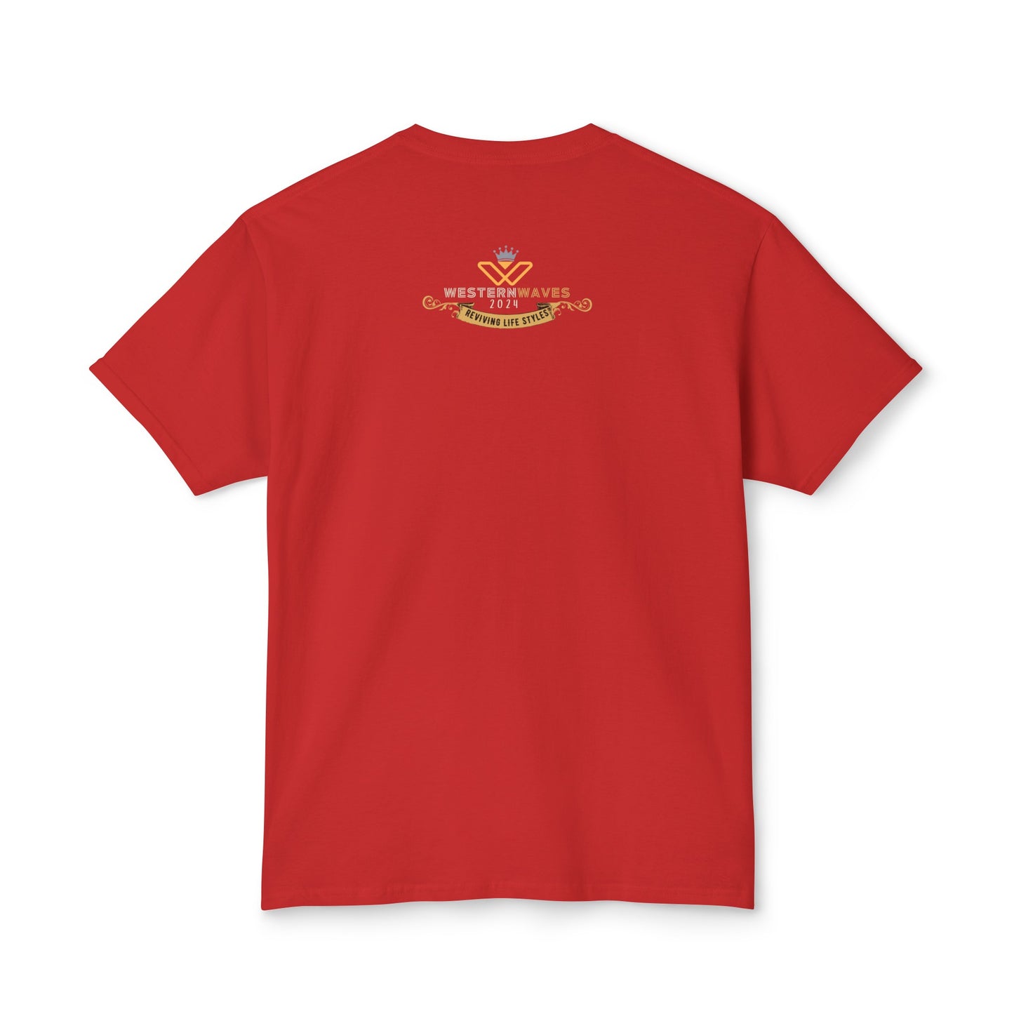 Unisex HD Cotton™ T-shirt_ N+ Series USHDCTS PT2WW002_ Limited Edition Unisex HD Cotton™ T-shirt by WesternWaves