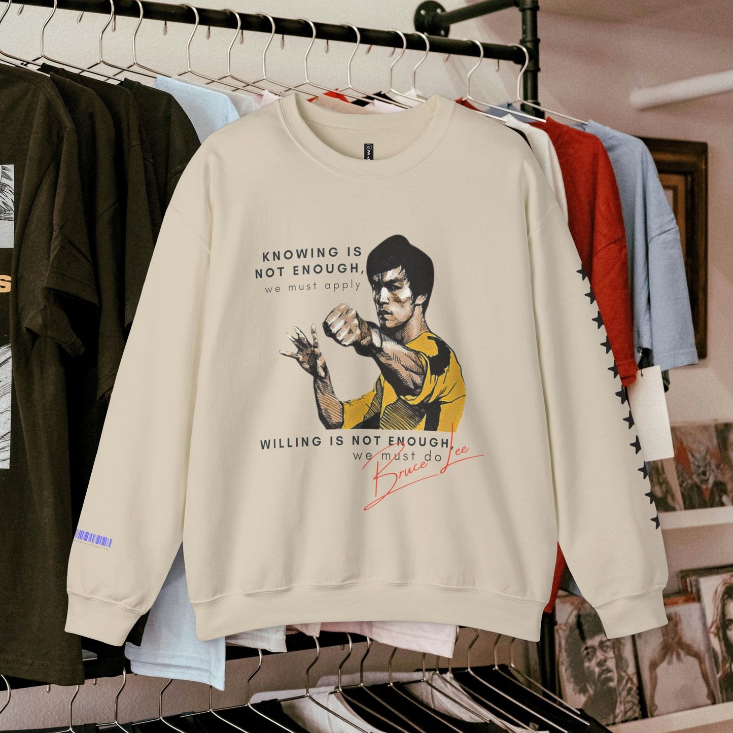 Unisex Heavy Blend™ Crewneck Sweatshirt_ N2+ Sports Series UHBCSS PT2WW008_ Limited Edition ‘Zeztz’ Brand Sports Elements by WesternWaves: