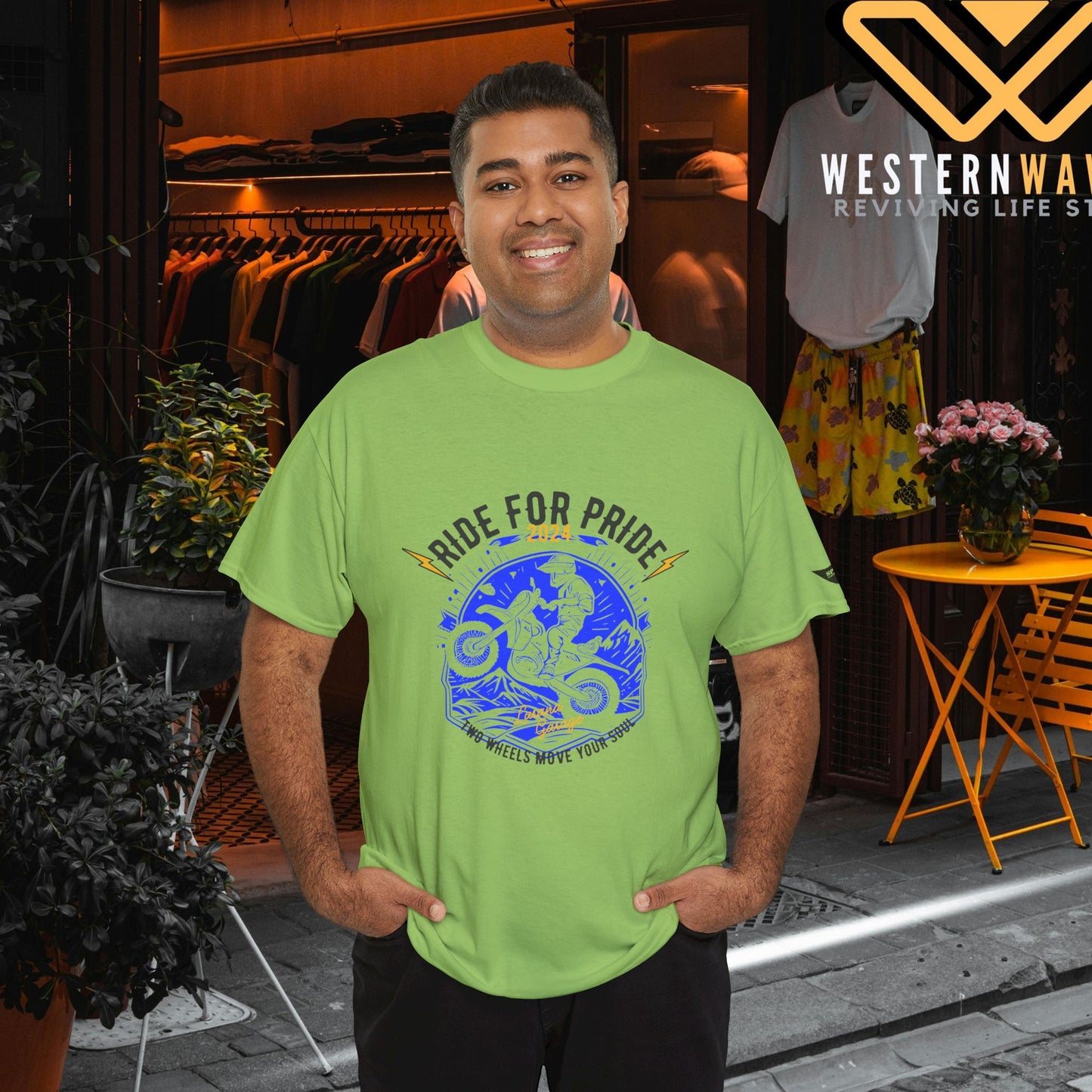 Unisex Heavy Cotton Tee_ Crafted from premium 100% cotton_ N3+ Series UHCT PT2WV004_ Limited Edition by WesternWaves: