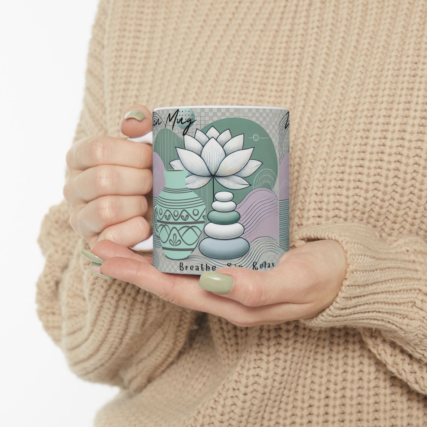 Ceramic Mug, (11oz, 15oz)_ N3+ Series CM10OZ&15OZ PT2WW002_ Limited Edition by WesternWaves: