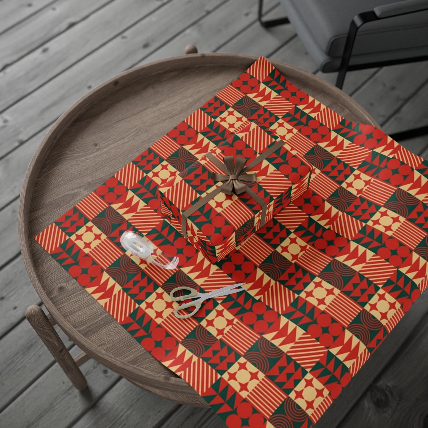 Wrapping Papers - Elegant Black Pattern - Perfect for Gift Giving and Special Occasions_ N6+ Series WPEPG PT2WW002_ Limited Edition by WesternWaves: