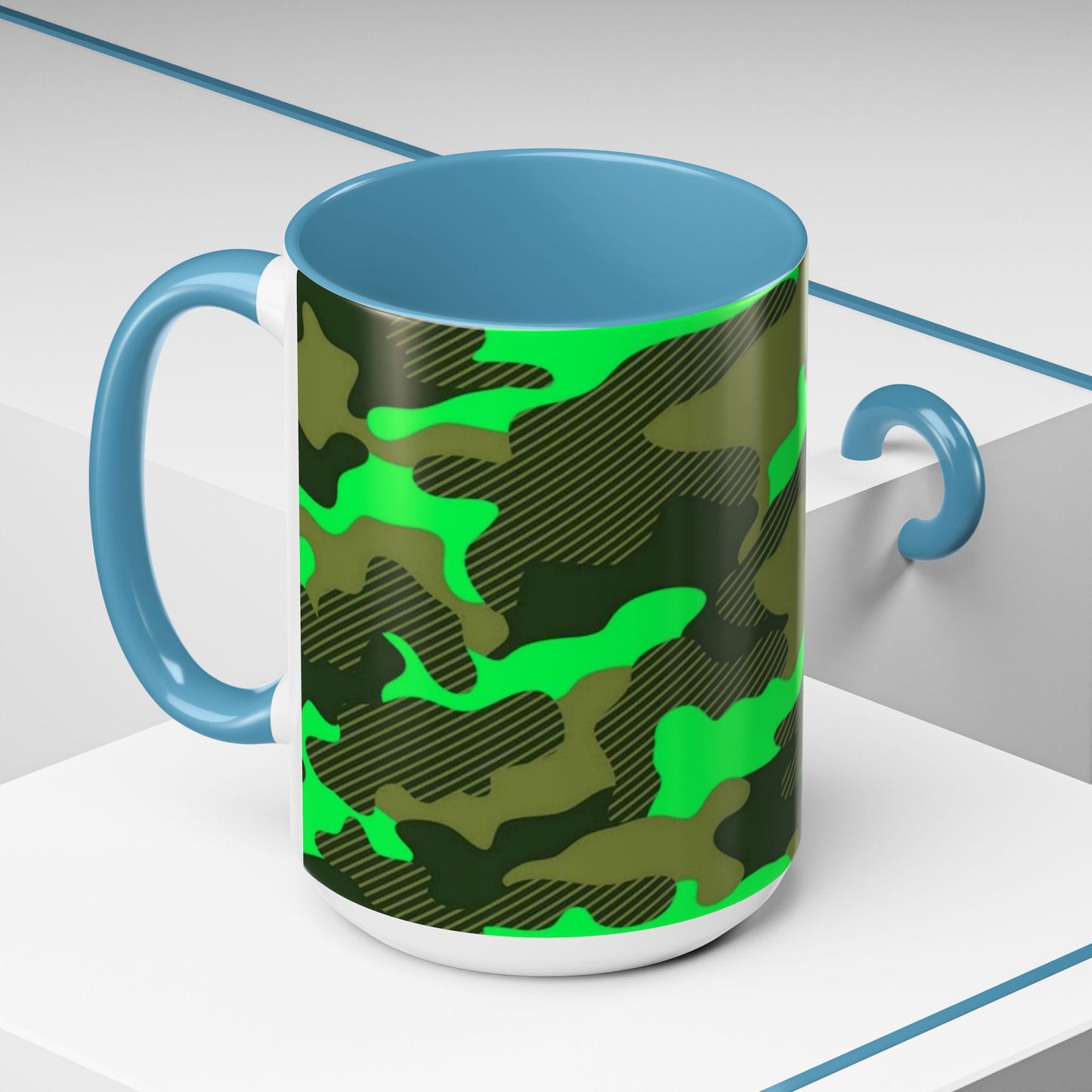Accent Coffee Mug (11, 15oz)_ N2 Series ACMUG PT2WW004_ Limited Edition Mug by WesternWaves: