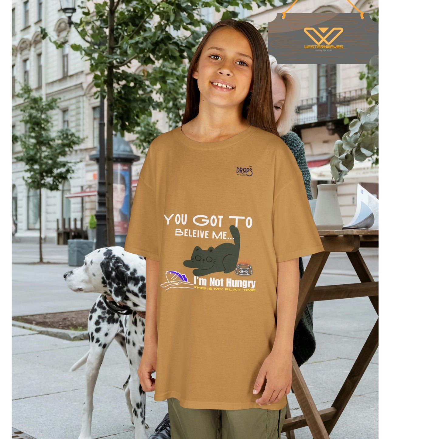 Kids Heavy Cotton™ Tee_ N2 Series KHCT PT2WW0011_ Limited Edition Durable Comfort for Every Adventure by WesternWaves:
