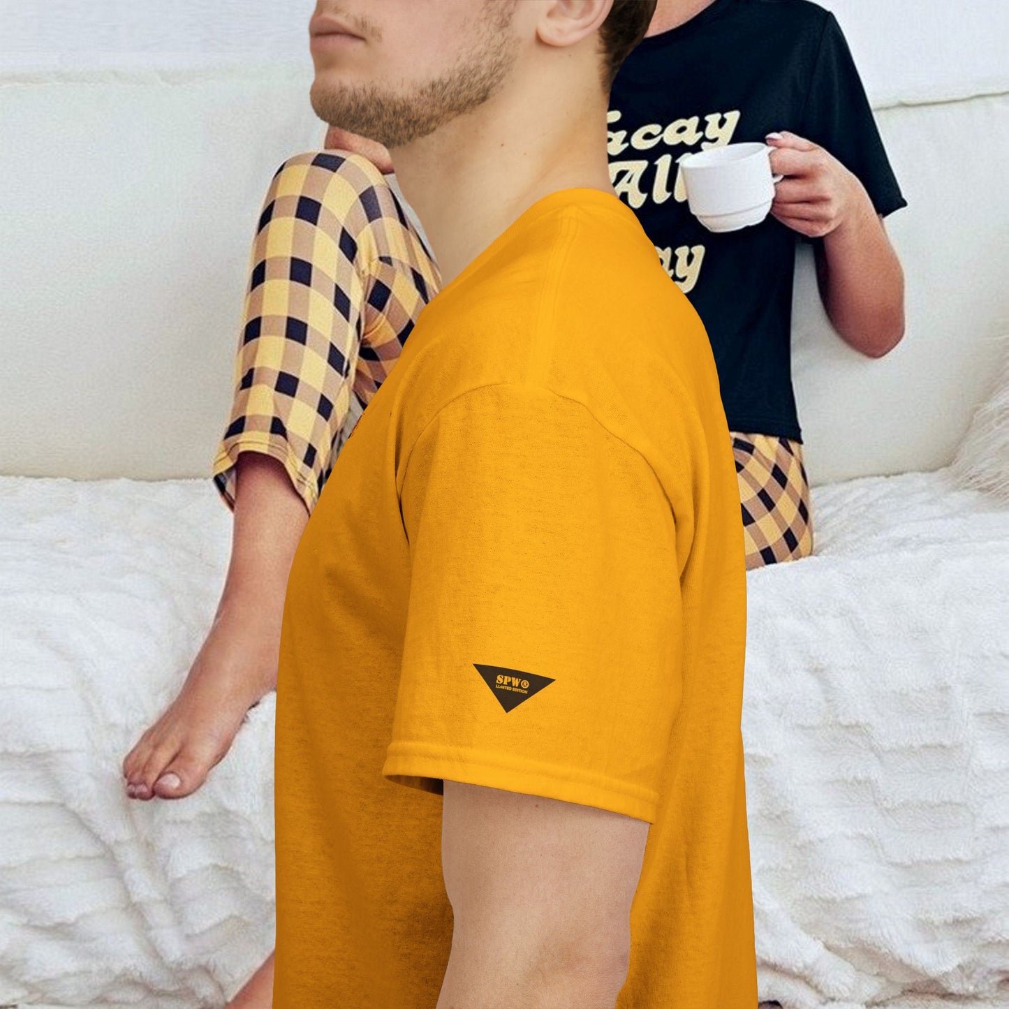 Unisex Heavy Cotton Tee_ 20 July 2025_ Limited Edition Unique Summer Wear_ by WesternWaves: