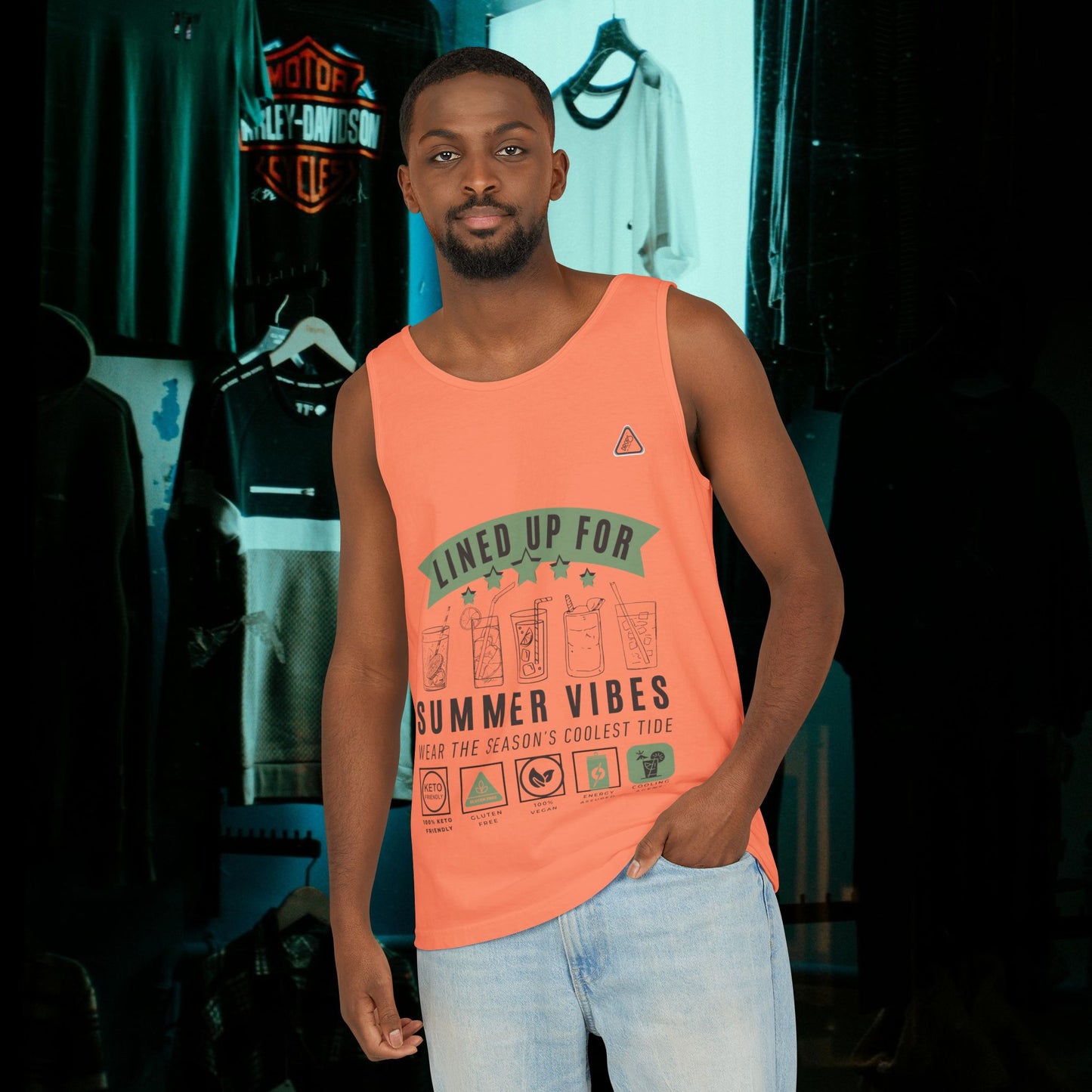 Unisex Garment-Dyed Tank Top_ Series N7* USDYEDTTOPS PT2WW001_ Limited Edition by WesternWaves:
