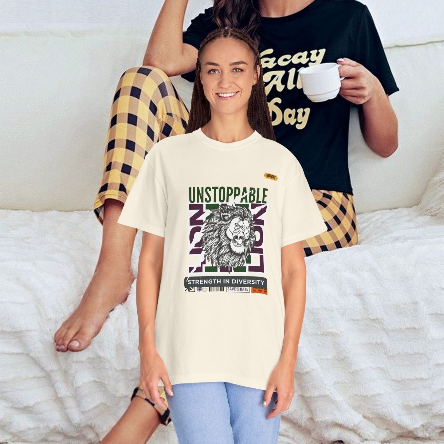 Unisex Garment-Dyed T-Shirt_ 26 June 2025_ Limited Edition Strength in Diversity by WesternWaves: