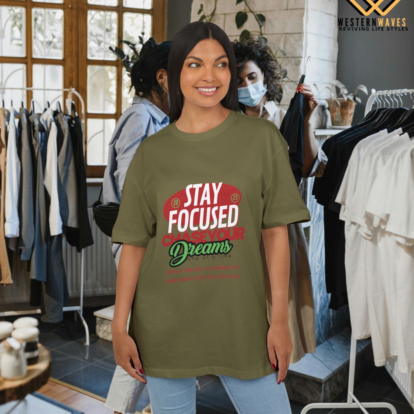 Unisex Heavy Oversize Tee_ N5+ Series USHOSTEE PT2WW001_ Limited Edition Soft Yet Strudy Feel Tee by WesternWaves: