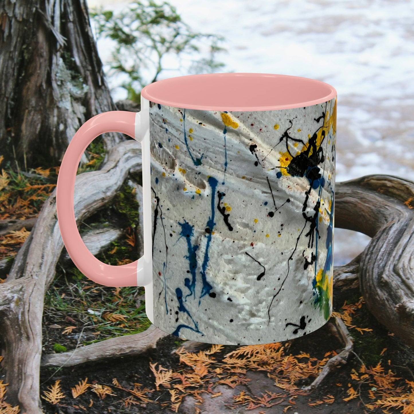 Accent Coffee Mug 11oz_ NSeries ACM11OZ PT2WW015_ Vibrant Limited Edition Design by WesternWawes