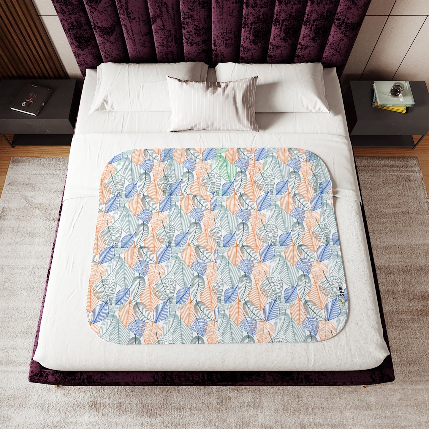 Sherpa Blankets (Two Colors)_ N2 Series SBI2C PT2WW004_ Limited Edition Customizable Design by WesternWaves:
