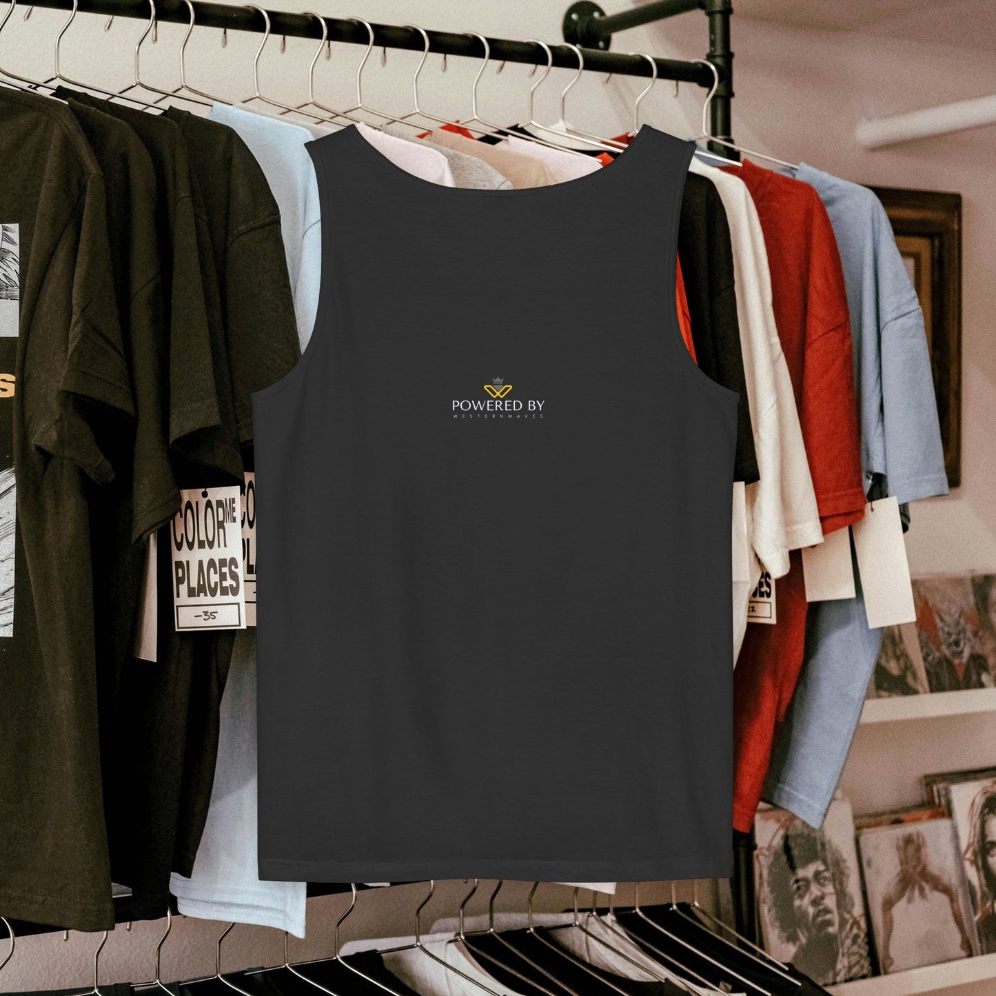Unisex Garment-Dyed Tank Top_ 27 June 2025_ Limited Edition Summer Sports Apparel by WesternWaves: