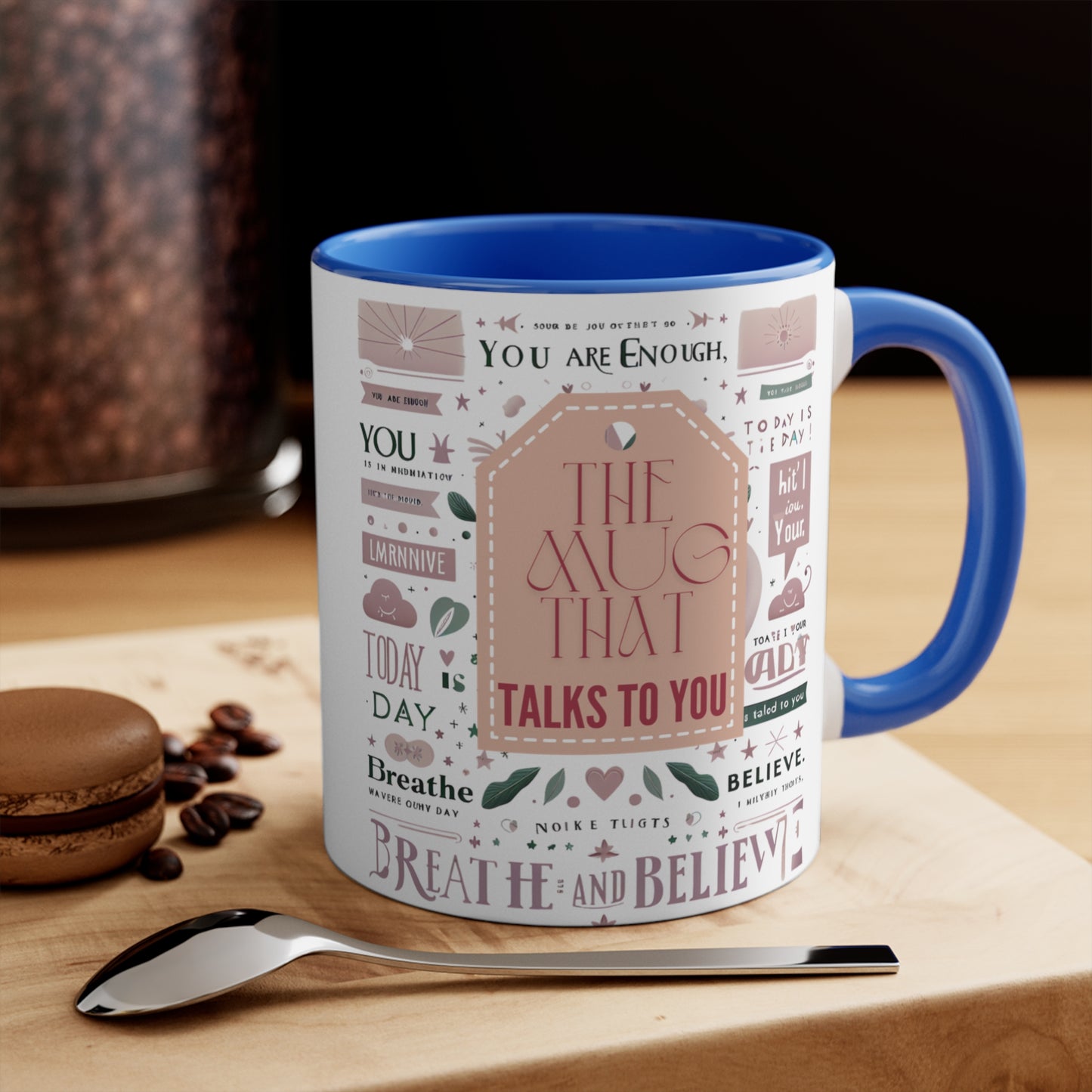 Accent Mug 11oz_ N8* Series AMUG PT2WW001_ LImited Edition School/Office Desktop Special by WesternWaves: