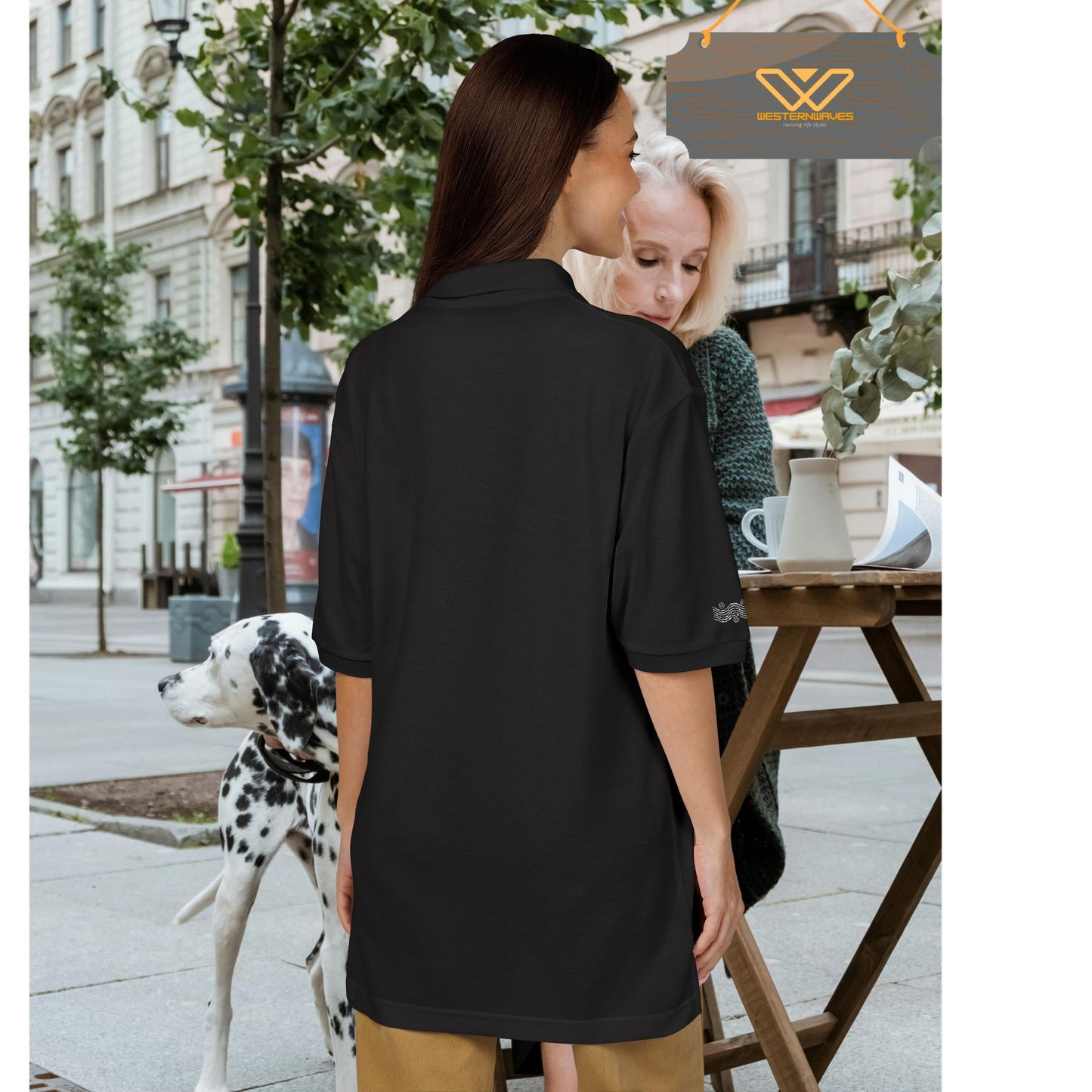 Unisex Polo Shirt_ Series N8+ USPOLOS PT2WW001_ LYVIDA 001_ Limited Edition Casual Fashion by WesternWaves: