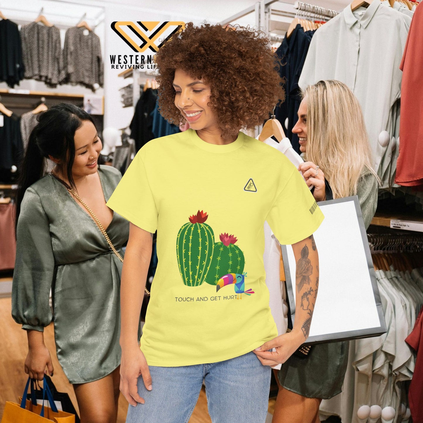 Unisex Heavy Cotton Tee_ Crafted from premium 100% cotton_ N2 Series UHCT PT2WW001_ Limited Edition Comfort & Durability by WesternWaves: