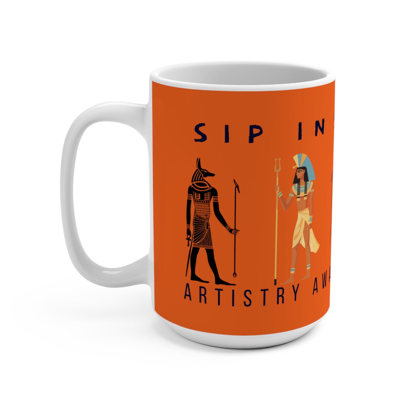 Mug 15oz _ 15 oz Ceramic Mug_ N2+ Series MUG15OZ PT2WW001_ Limited Edition Combines Style With Functionality by WesternWaves: