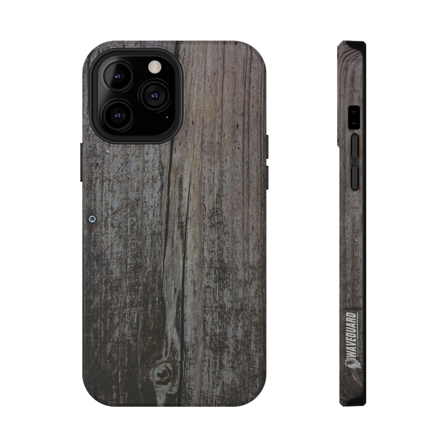 Impact-Resistant Tough Cases_ iPhone Case_ Series N8+ TCPCASE PT2WW006_ Limited Edition Wooden Grain Phone Case for iPhones by WesternWaves: