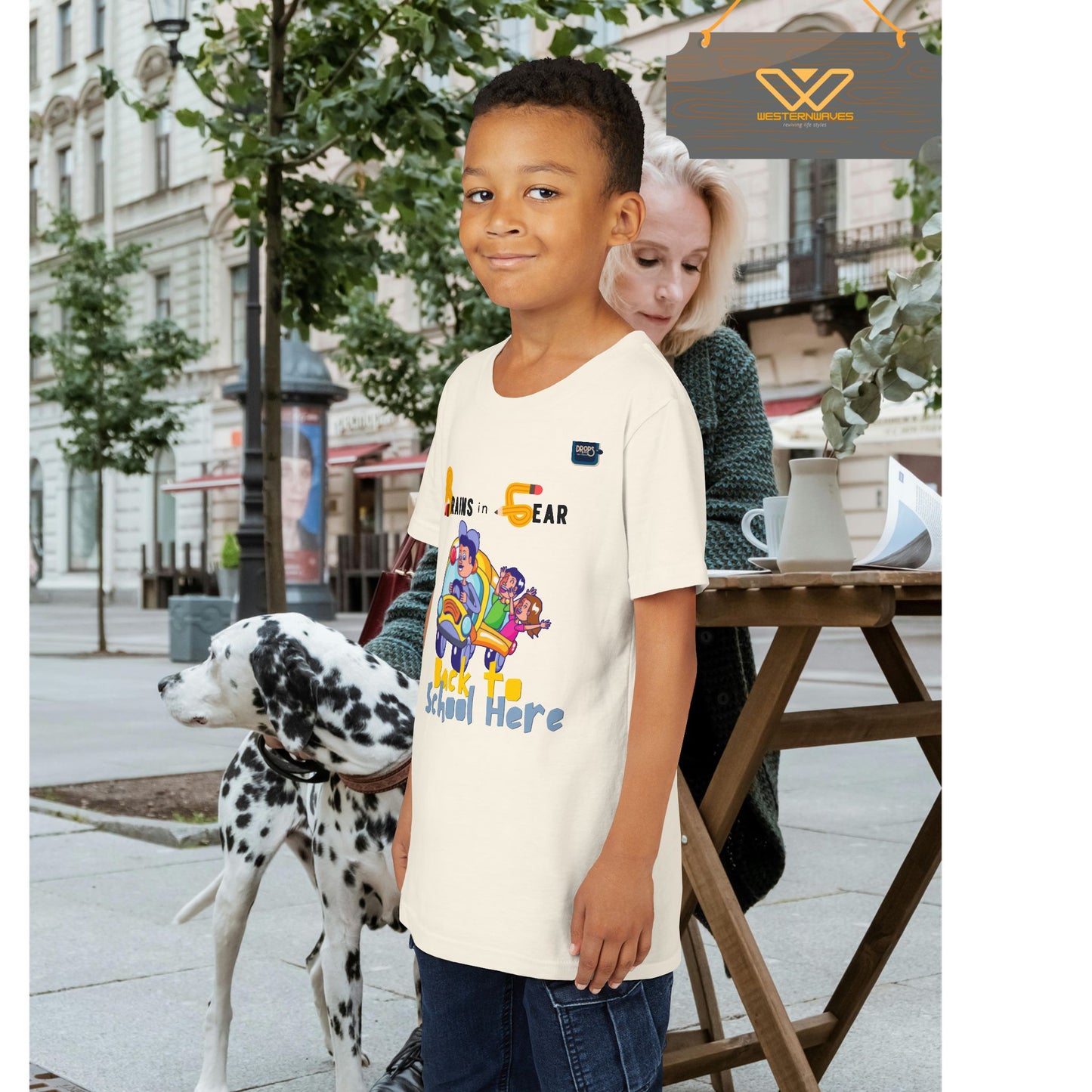 Youth Short Sleeve Tee_N2 Series YSST PT2WW001_ Limited Edition Utmost Comfort by WesternWaves: