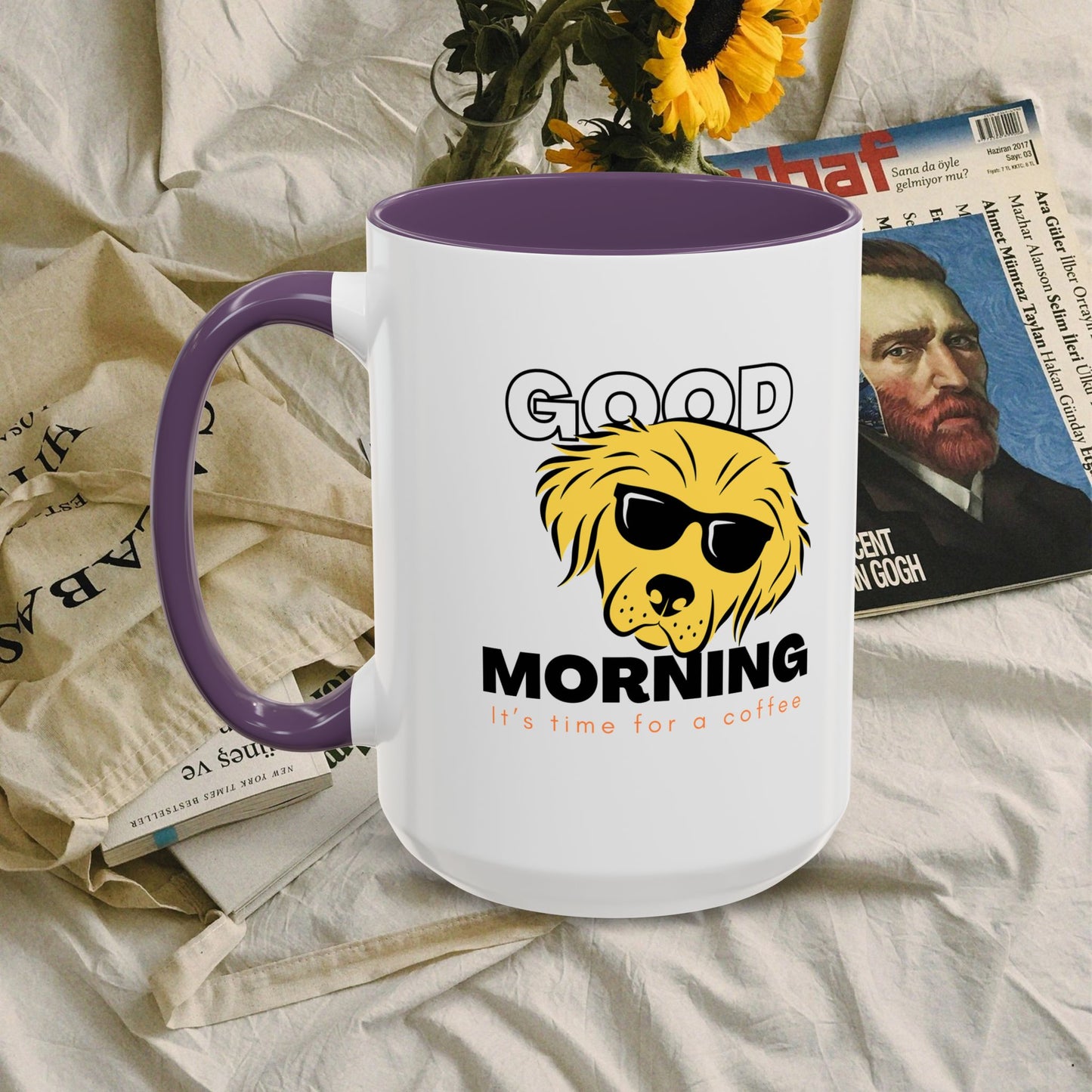 Accent Coffee Mug (11, 15oz)_ N+ Series ACMUG PT2WW012_ Limited Edition Mug by WesternWaves
