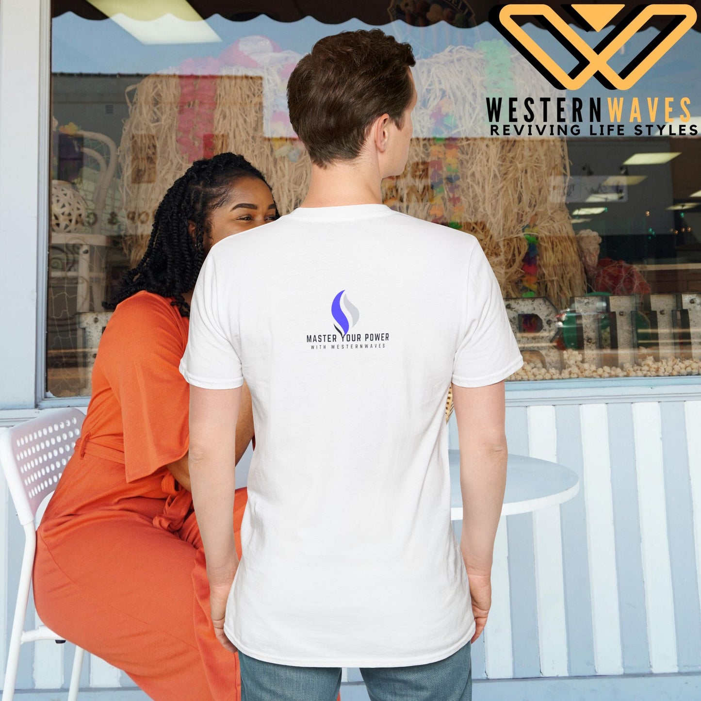 Unisex Softstyle T-Shirt_ N2+ Series USSTS FT2WW003_ Redefines Relaxation Limited Edition by WesternWaves: