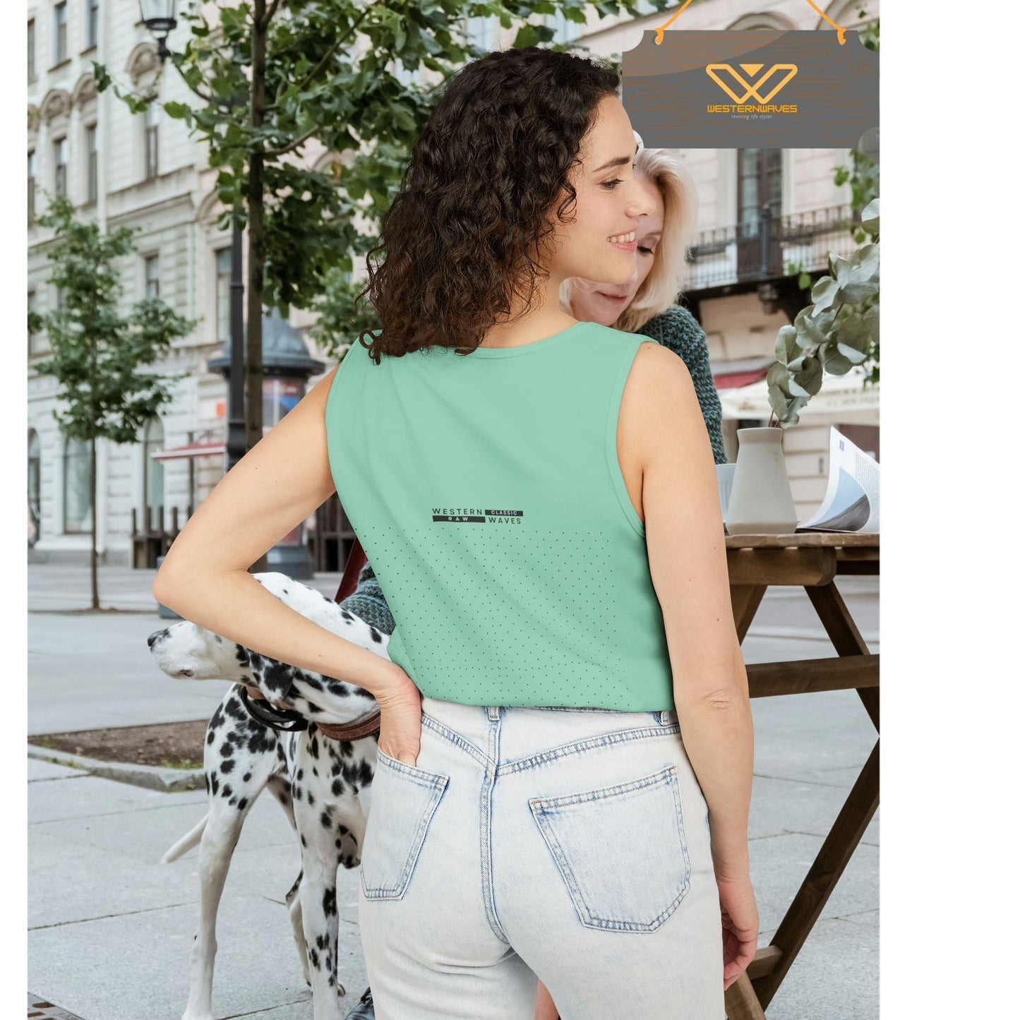 Unisex Garment-Dyed Tank Top_ Series N7* USDYEDTTOPS PT2WW001_ Limited Edition by WesternWaves: