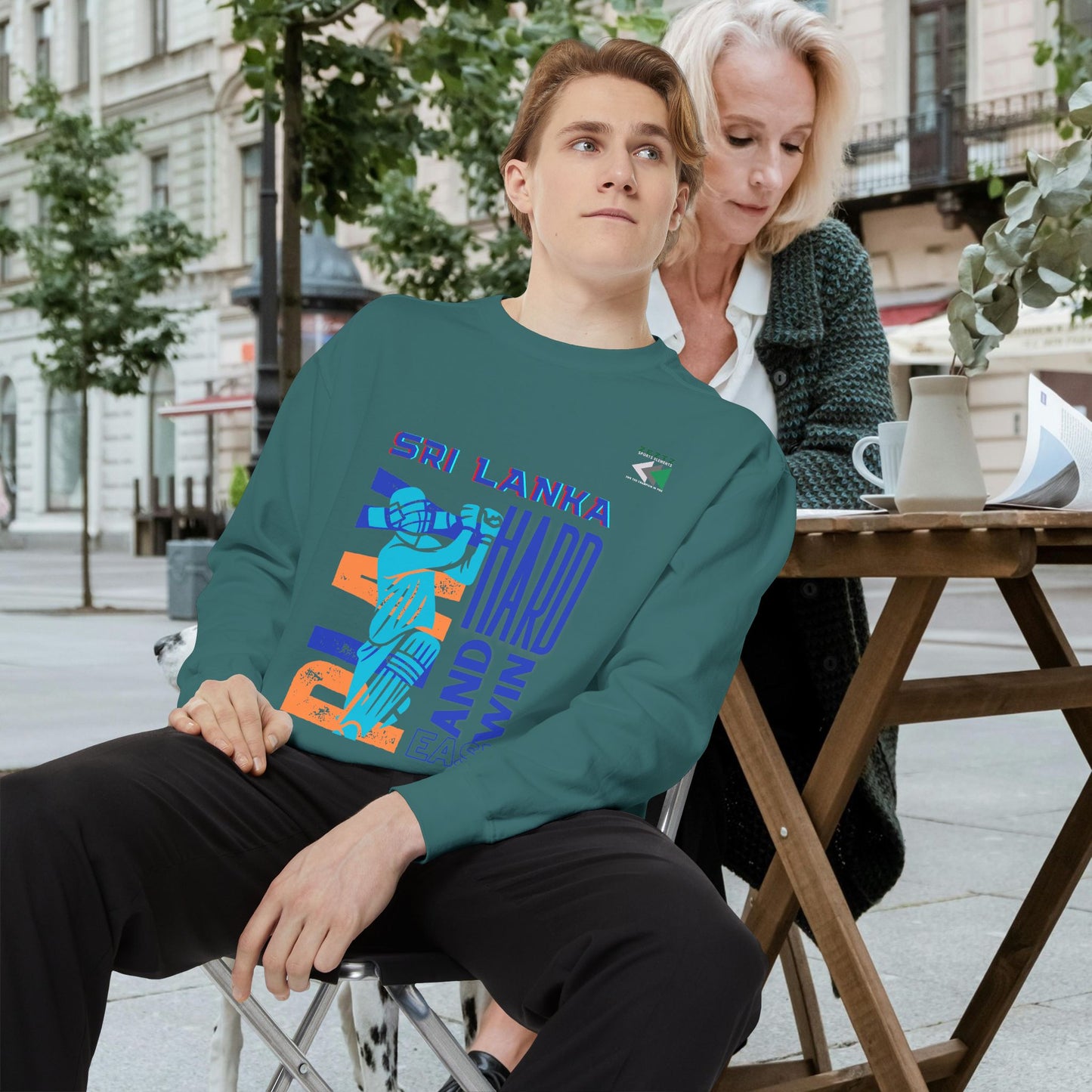 Unisex Garment-Dyed Sweatshirt_ N2 Series USGDSS PT2WW001_ Limited Edition Masterpiece of ‘ZeztZ’ Sports Brand Luxury & Casual Comfort by WesternWaves: