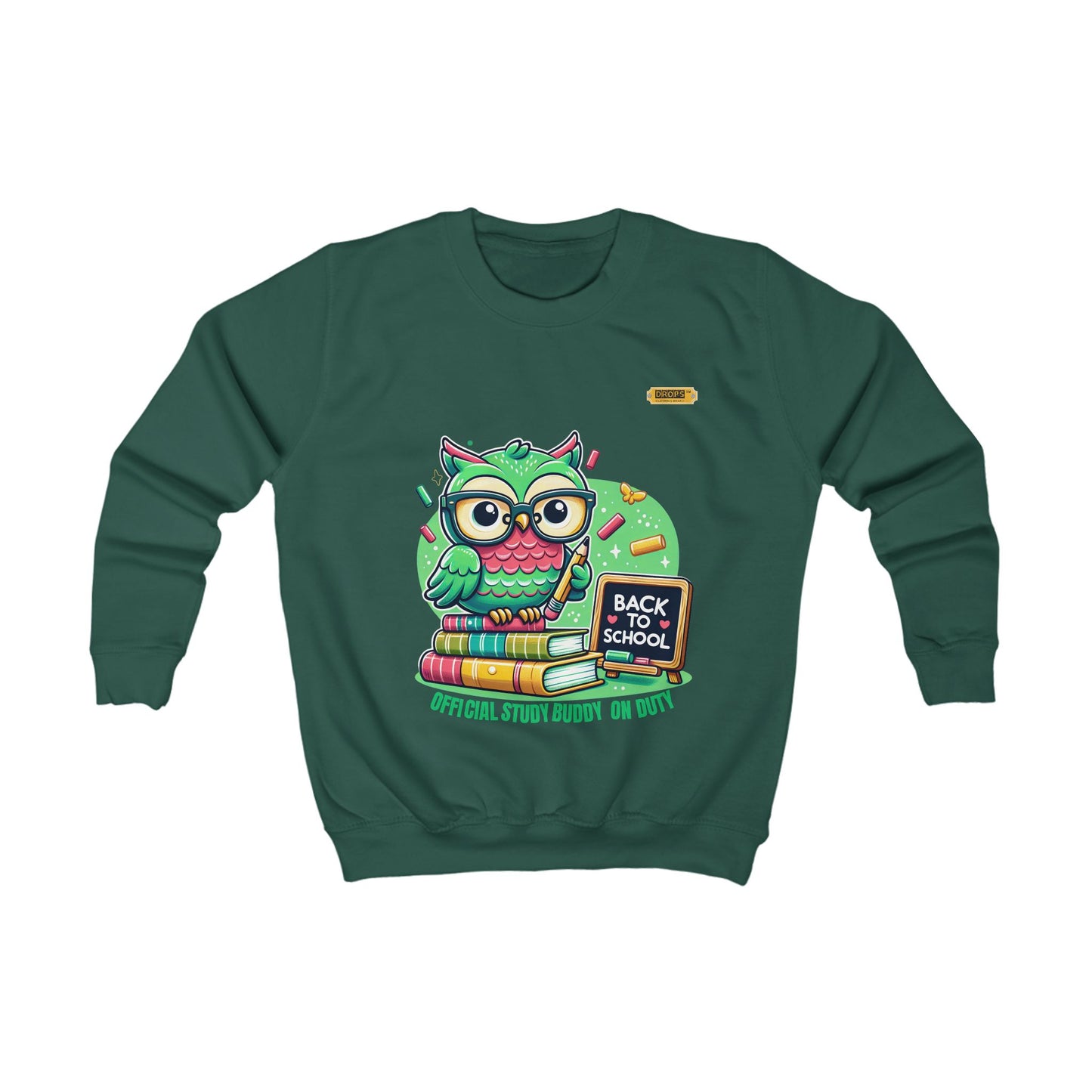 Kids Sweatshirt_ N8* Series KIDSSS PT2WW002_ Limited Edition Back to School Range of Sweatshirt by WesternWaves:
