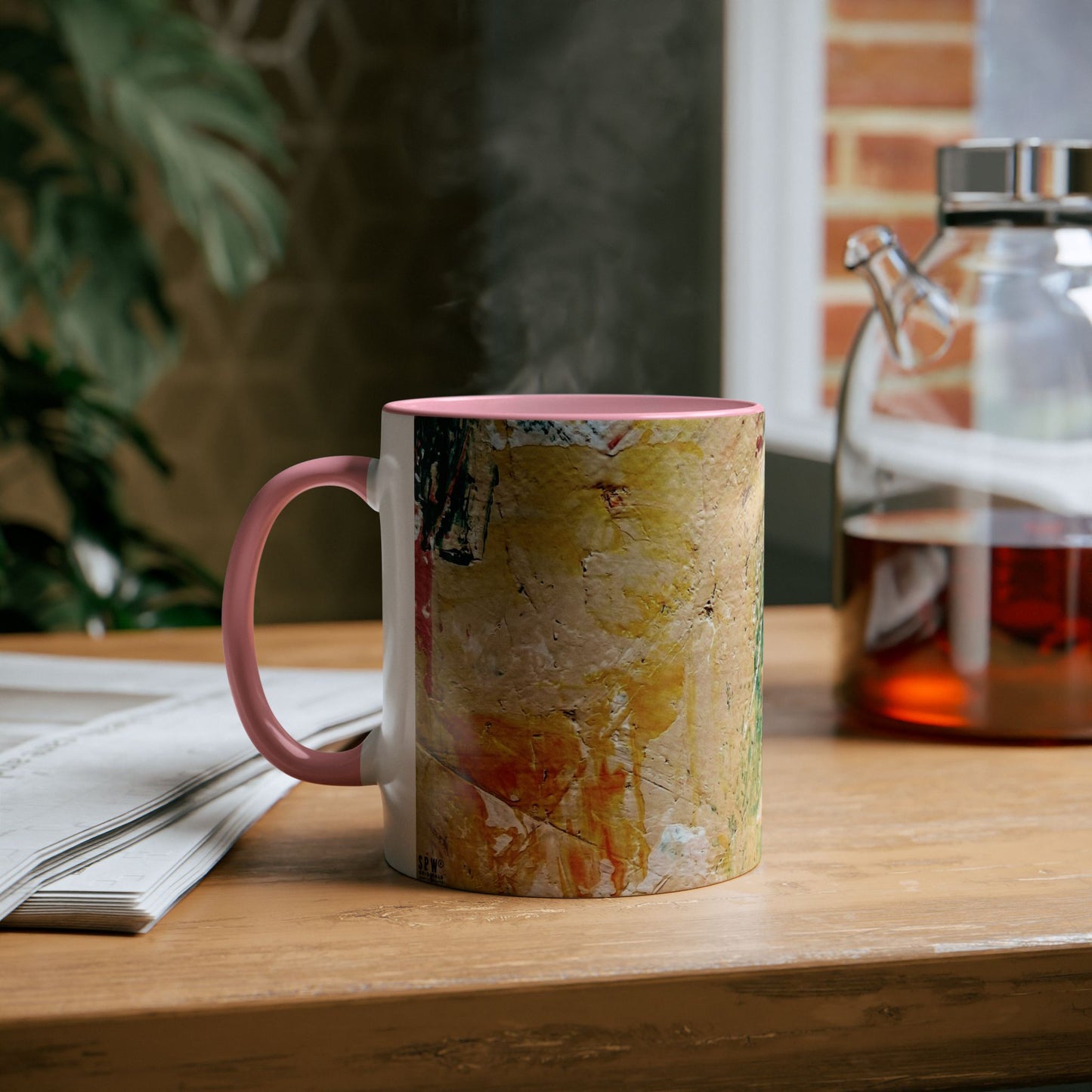 Two-Tone Coffee Mugs, 11oz_ N2+ Series TTCM11OZ PT2WW001_ Limited Edition by SPW of WesternWaves: