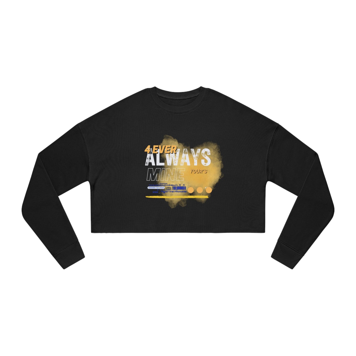 Women's Cropped Sweatshirt_ N+ Series TSWCSS PT2WW002 - Limited Edition Trendsetter by WesternWaves: