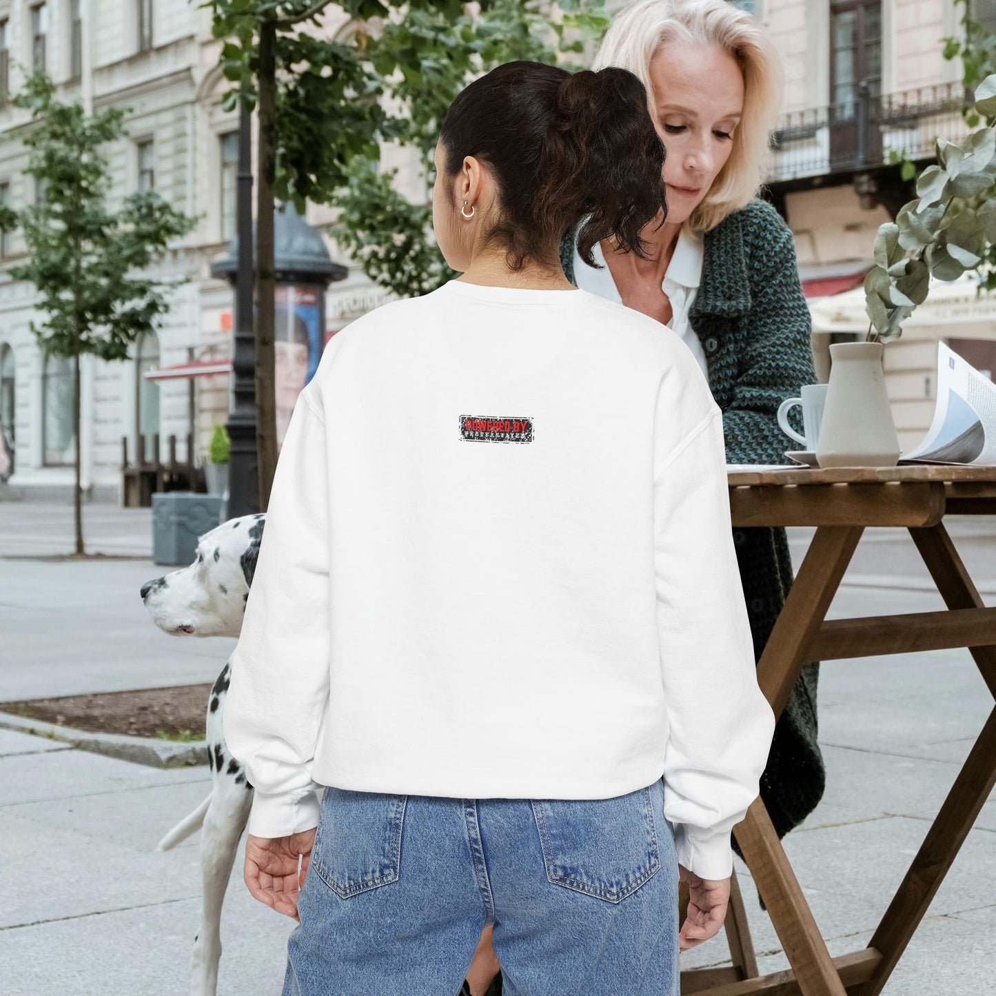 Unisex Garment-Dyed Sweatshirt_ N2 Series USGDSS PT2WW002_ Limited Edition Masterpiece of ‘ZeztZ’ Sports Brand _ Luxury & Casual Comfort by WesternWaves: