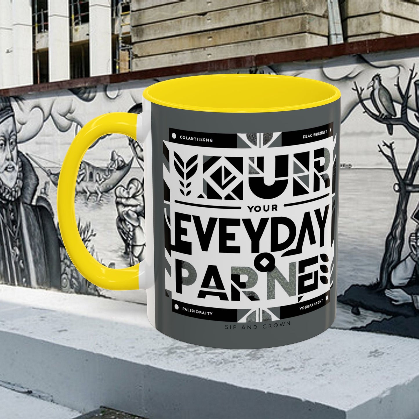 Accent Coffee Mug 11oz _ N3* Series ACM11OZ PT2WW021_ Limited Edition Perfect Blend of Style by WesternWaves: