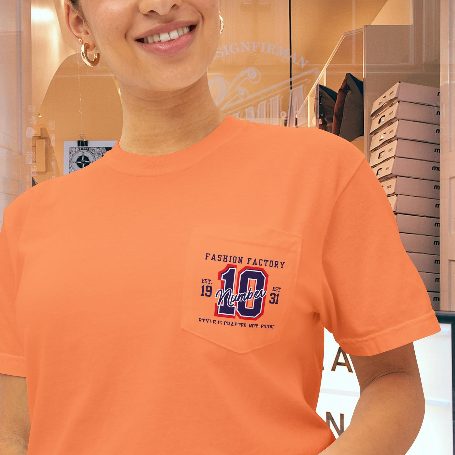 Unisex Garment-Dyed Pocket T-Shirt_ N3+ Series USGDPTS PT2WW001_ Limited Edition Raw Classic by WesternWaves: