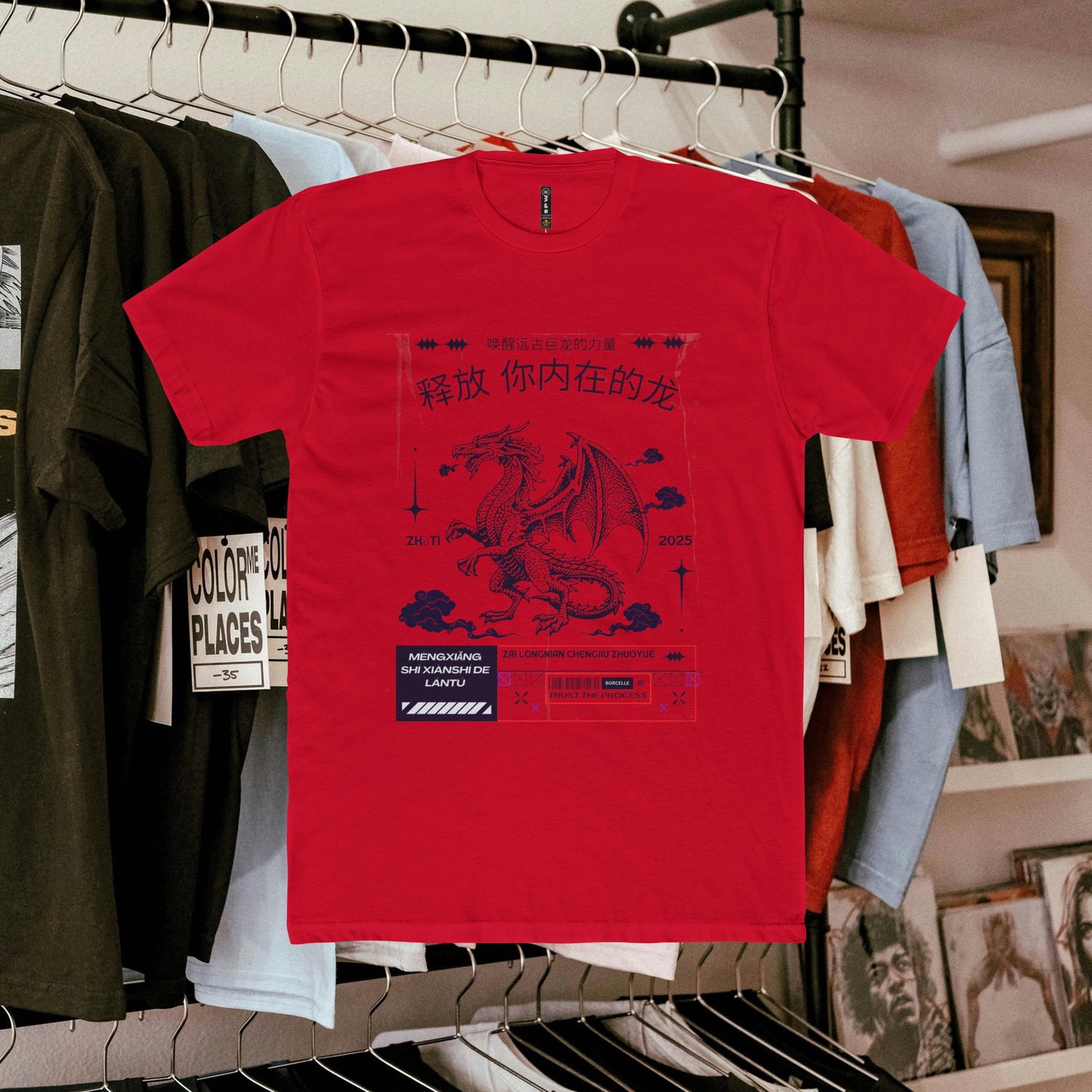 Unisex Cotton Crew Tee_ N3+ Series USCCTEE PT2WW003_ Limited Edition Workout & Everyday Routine Pleasure by WestenWaves:
