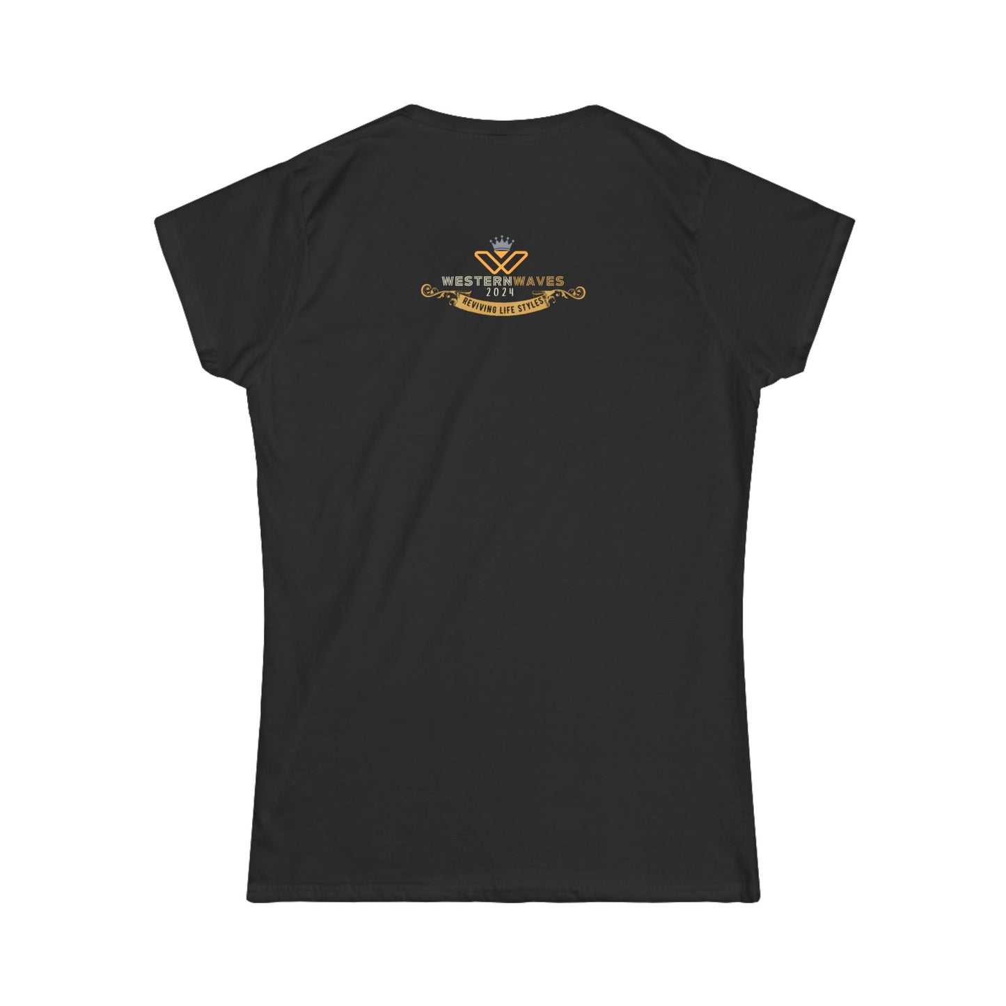 Women's Softstyle Tee_ for Effortless Chic_ N+ Series WSST PT2WW004_ Limited Edition by WesternWaves: