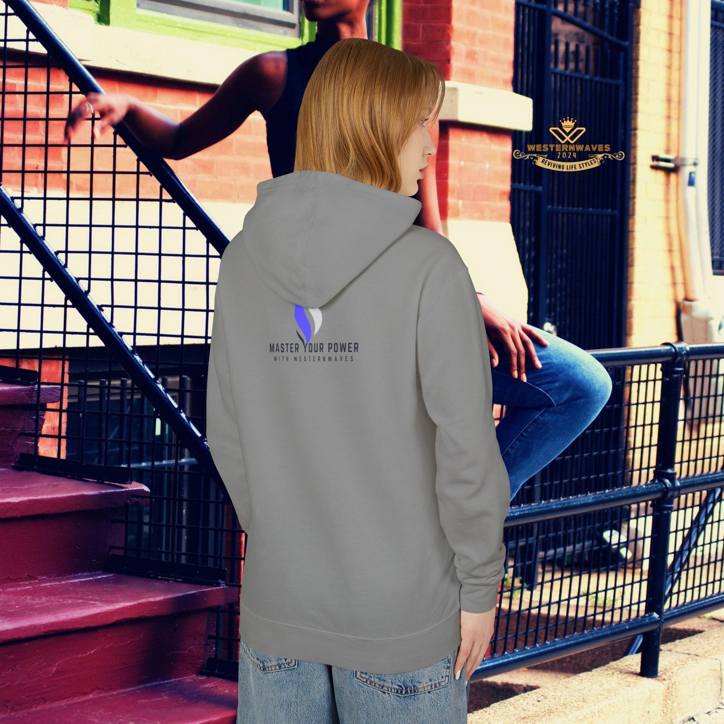 Unisex Lightweight Hooded Sweatshirt – N2+ Series SPW USLWHSS PT2WW014_ Limited Edition Crafted Comfort by WesternWaves: