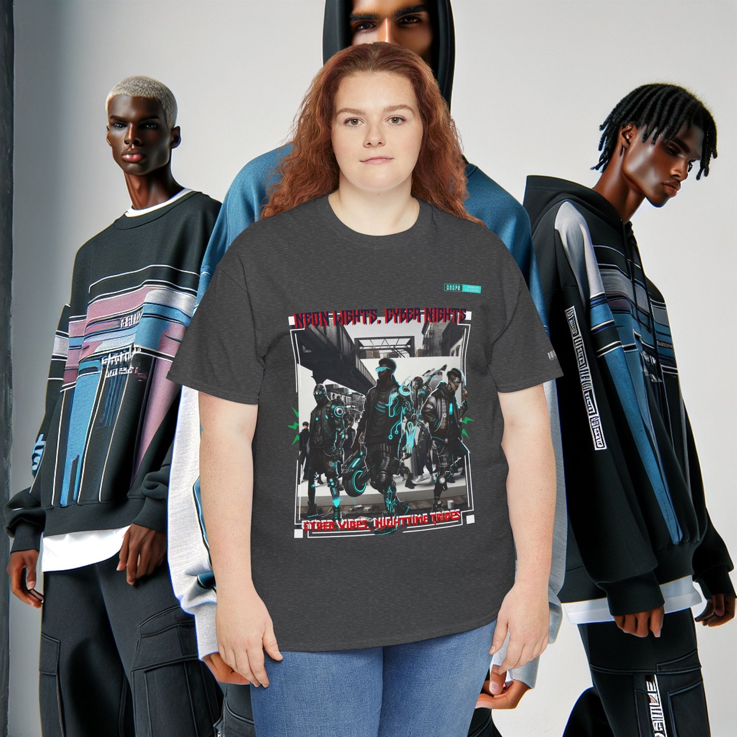 Unisex Heavy Cotton Tee_ N8+ Series USHOSTEE_ PT2WW003_ 01 Oct 2025_ Limited Edition Casual Wear by WesternWaves: