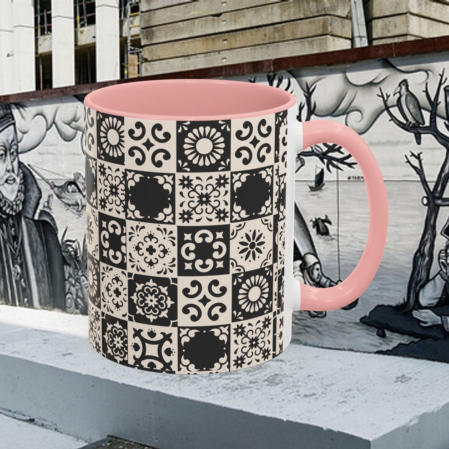 Accent Coffee Mug (11, 15oz)_ N+ Series ACMUG PT2WW004_ Limited Edition Mug by WesternWaves