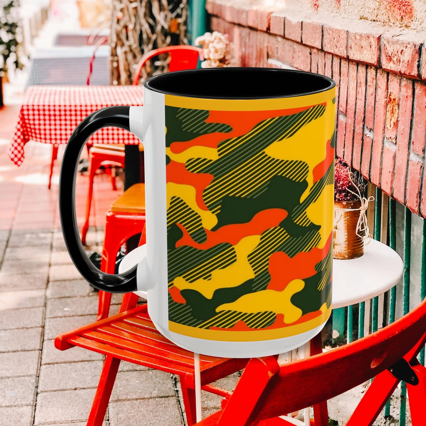 Accent Coffee Mug 11oz, 15 oz_ N2 Series ACM11OZ PT2WW001_ Vibrant Limited Edition Design by WesternWawes